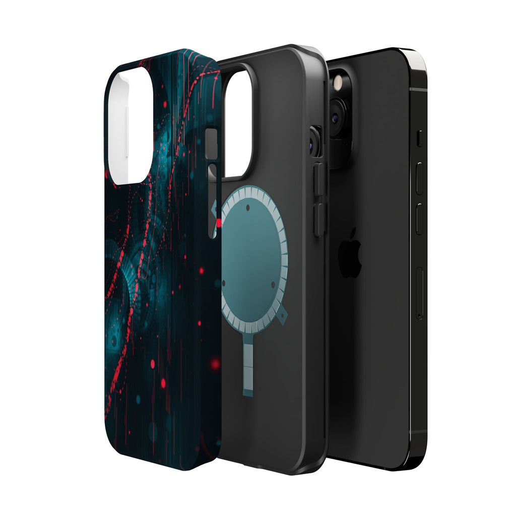 iPhone Digital Noise Cinematic Art Bold Modern Everyday Snap Case · iPhone Case