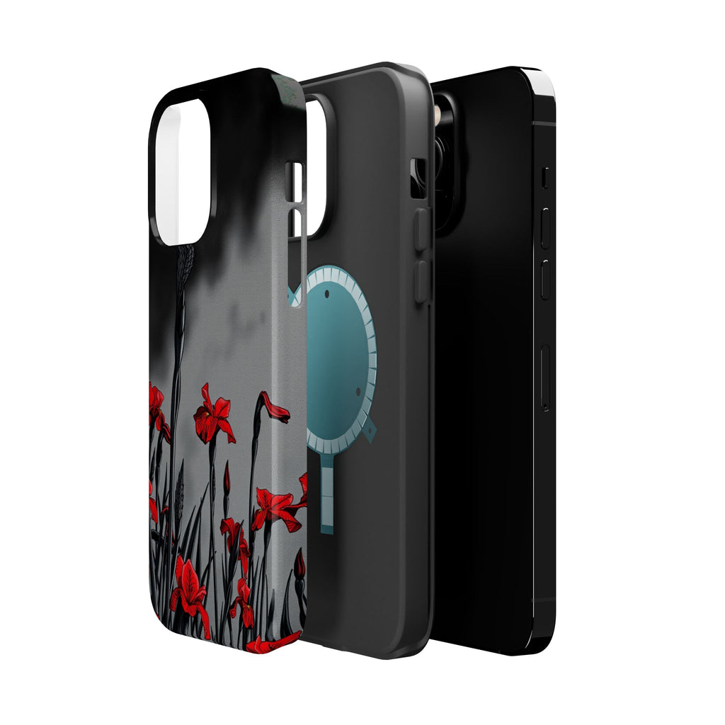 iPhone Iris Garden Cinematic Art Soft Finish Everyday Cas Slim Snap Case · iPhon