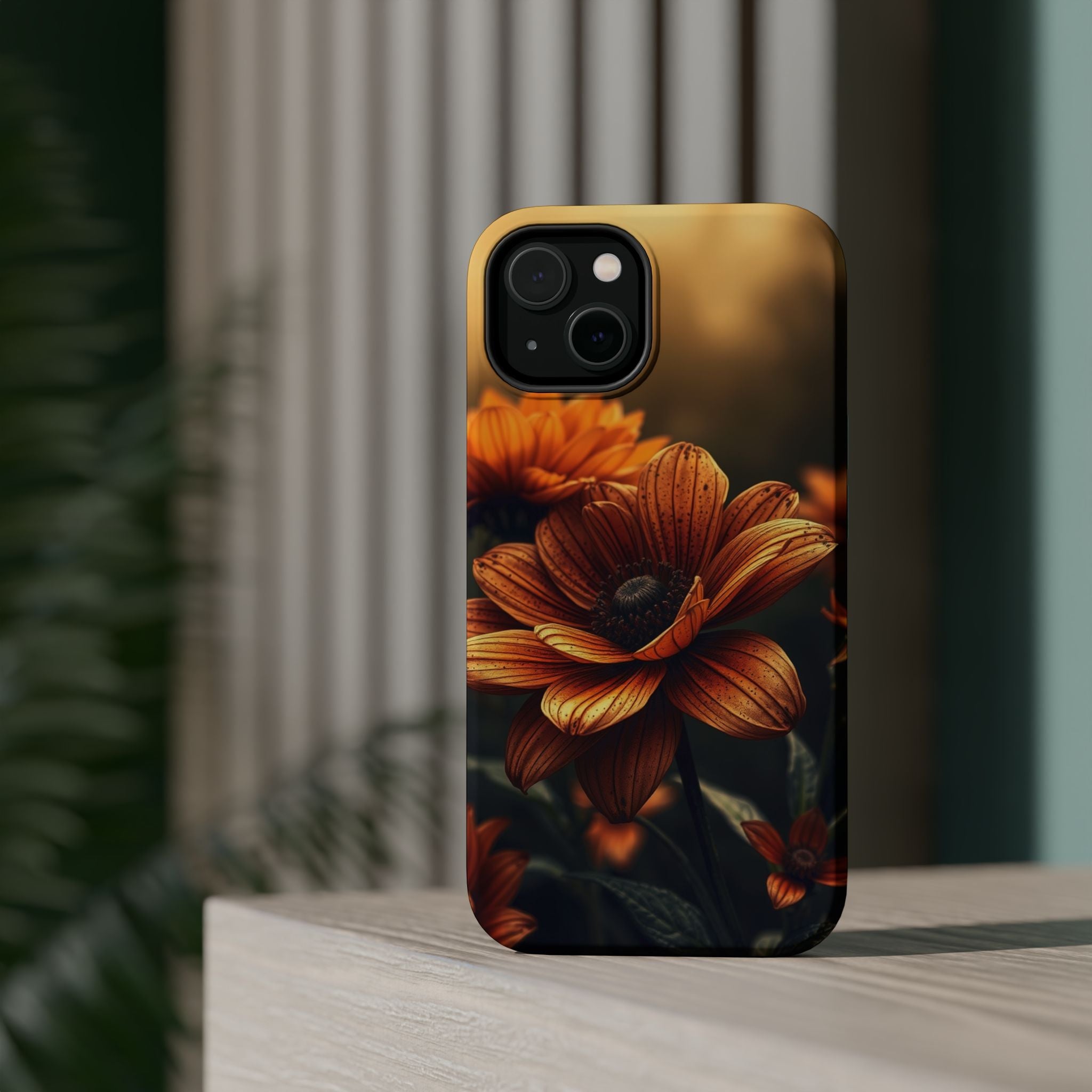 iPhone Radiant Floral Ombre Design Bold Modern Everyday Snap Case · iPhone Case