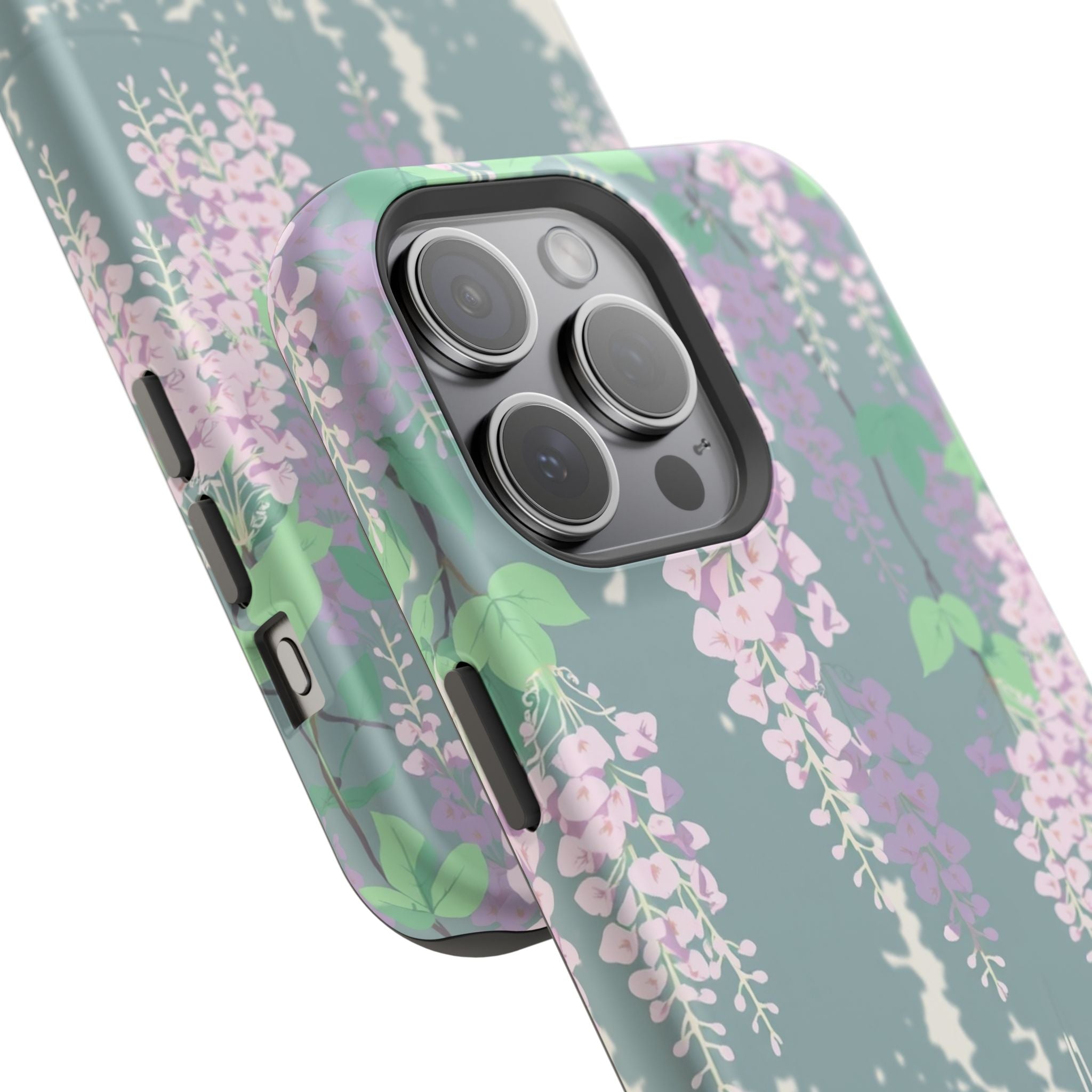 iPhone Dreamy Wisteria Cascade Design Slim Everyday Designer Case · iPhone Case