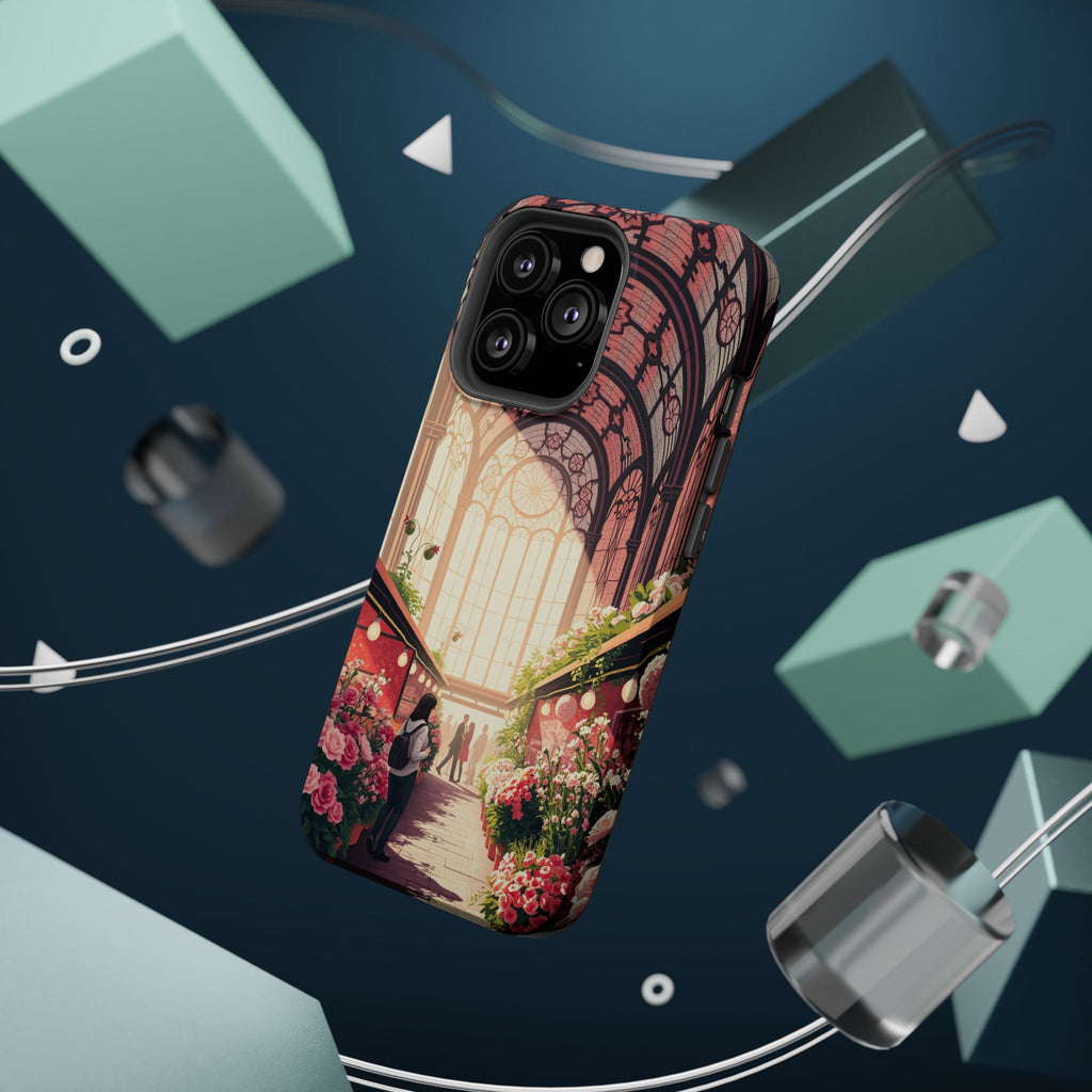 iPhone Flower Market Stained Glass Bold Modern Everyday Snap Case · iPhone Case