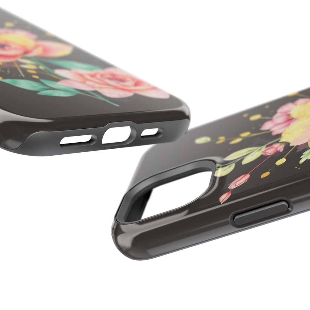 iPhone Earthy Floral Watercolor Splash Design Clean iPhone 14 Minimal · iPhone C
