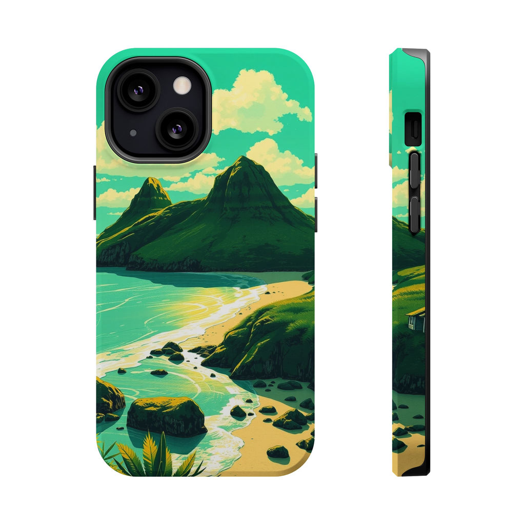 iPhone Hibiscus Coast Hand-Drawn Sketch Slim Everyday iPhone Designer · iPhone C