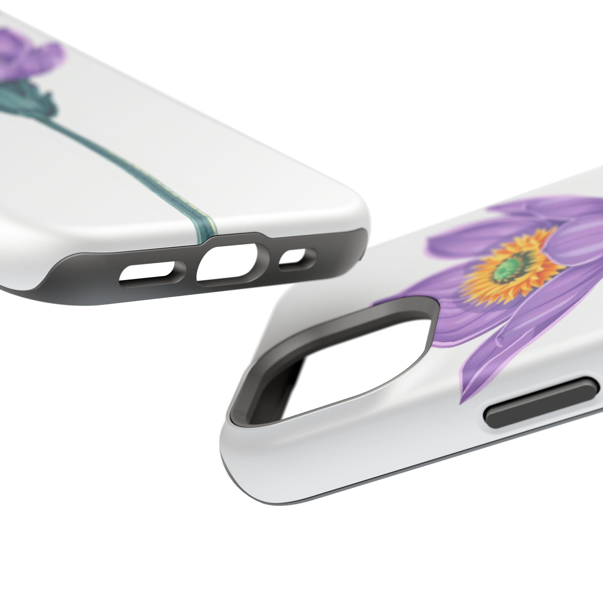 iPhone Indigo And Violet Desert Flower Slim Everyday Designer Case · iPhone Case