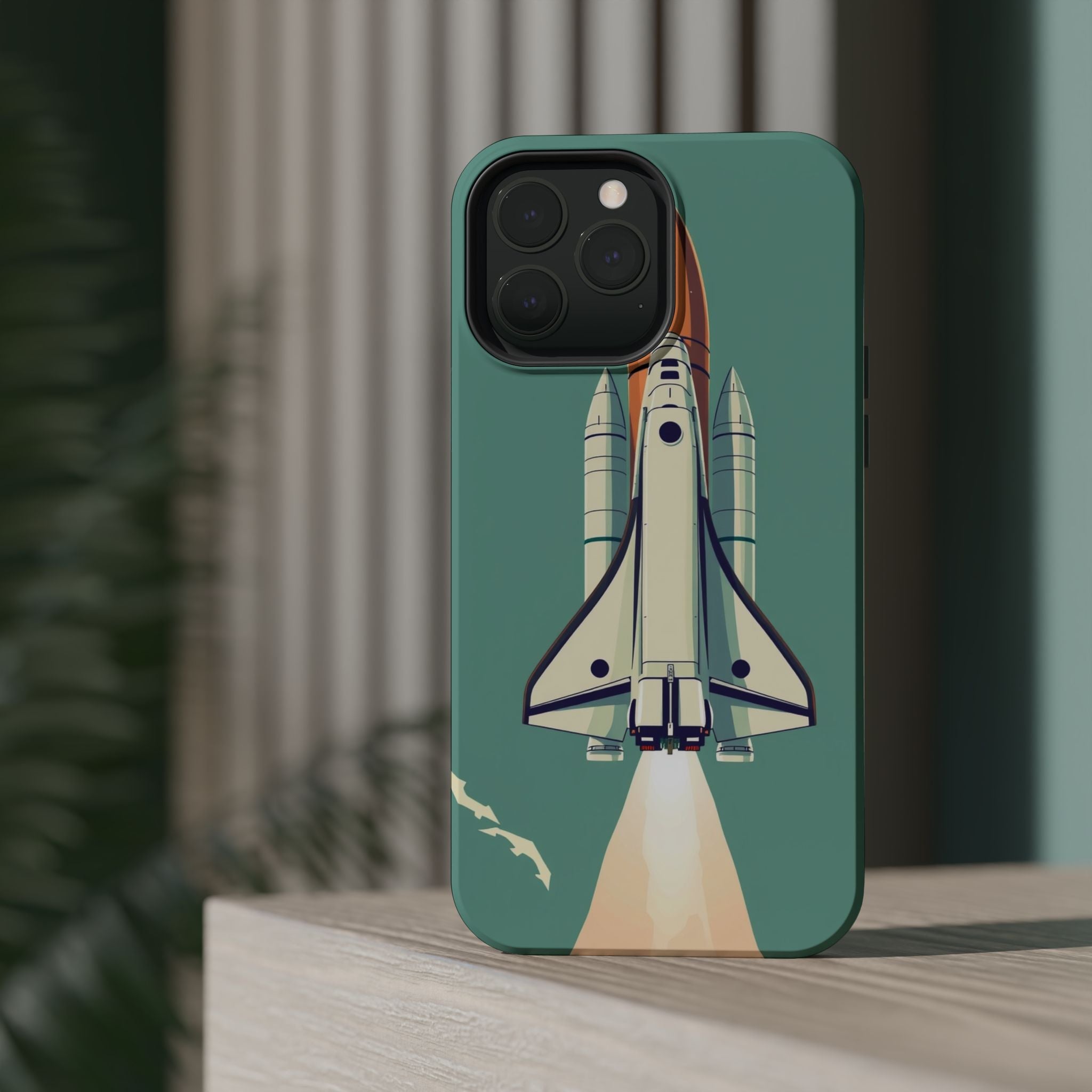 iPhone Retro Space Shuttle Cinematic Art Slim Everyday Designer Case · iPhone Ca
