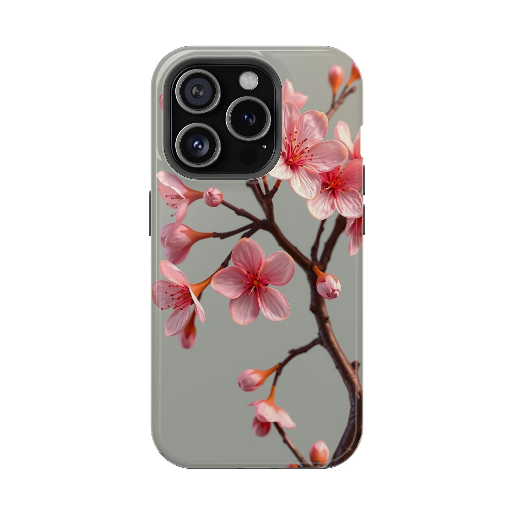 iPhone Mustard And Rust Cherry Blossom Slim Everyday Designer Case · iPhone Case