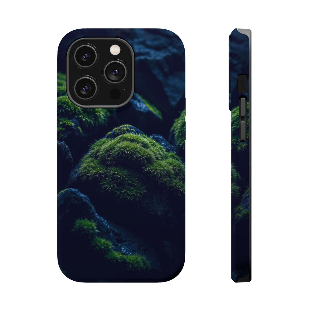 iPhone Dreamy Moss Covered Rocks Design Slim Everyday iPhone 18 · iPhone Case