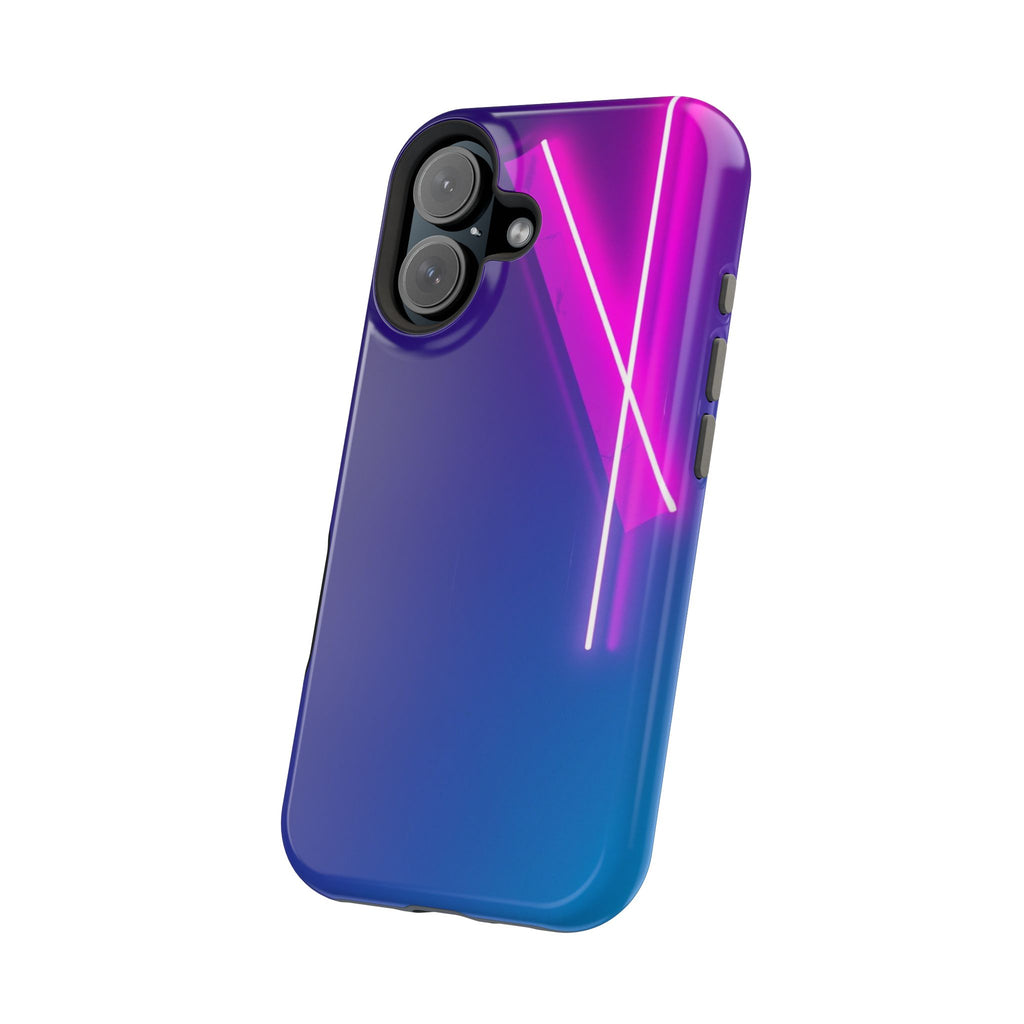 iPhone 1990s Geometric Neon Electric Art Slim Everyday Designer Case · iPhone Ca