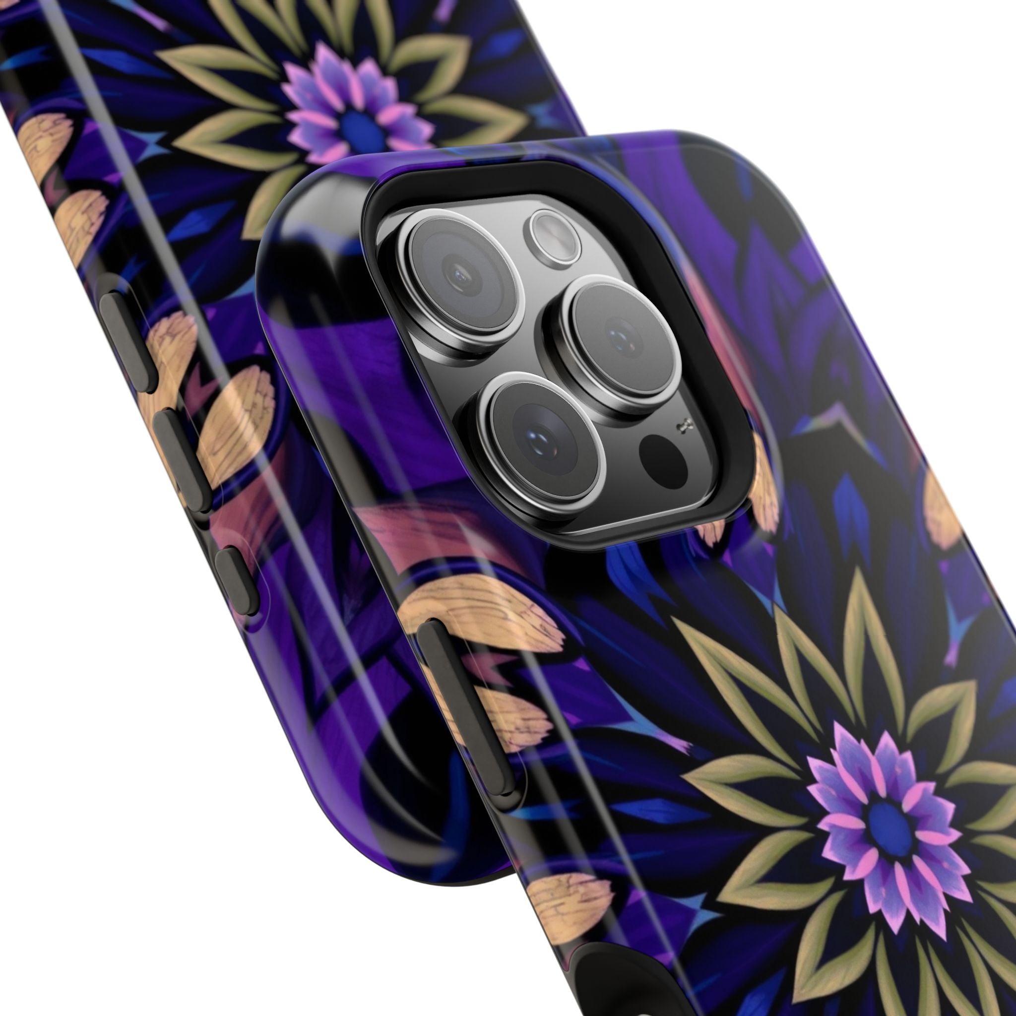 iPhone Floral Mandala Mystic Art Bold Modern Everyday Snap Case · iPhone Case