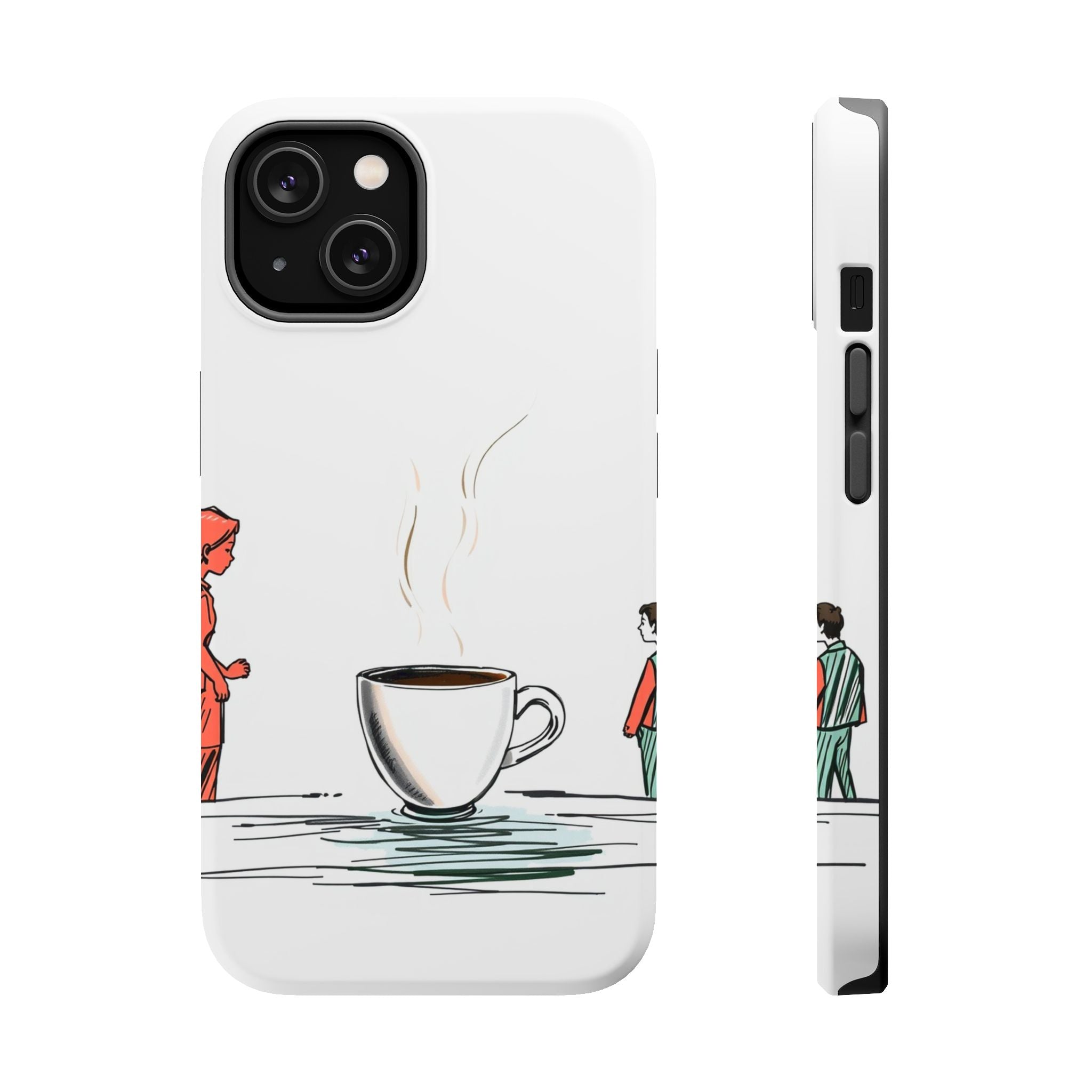 iPhone Coffee Before People Mystic Art Slim Everyday Designer Case · iPhone Case