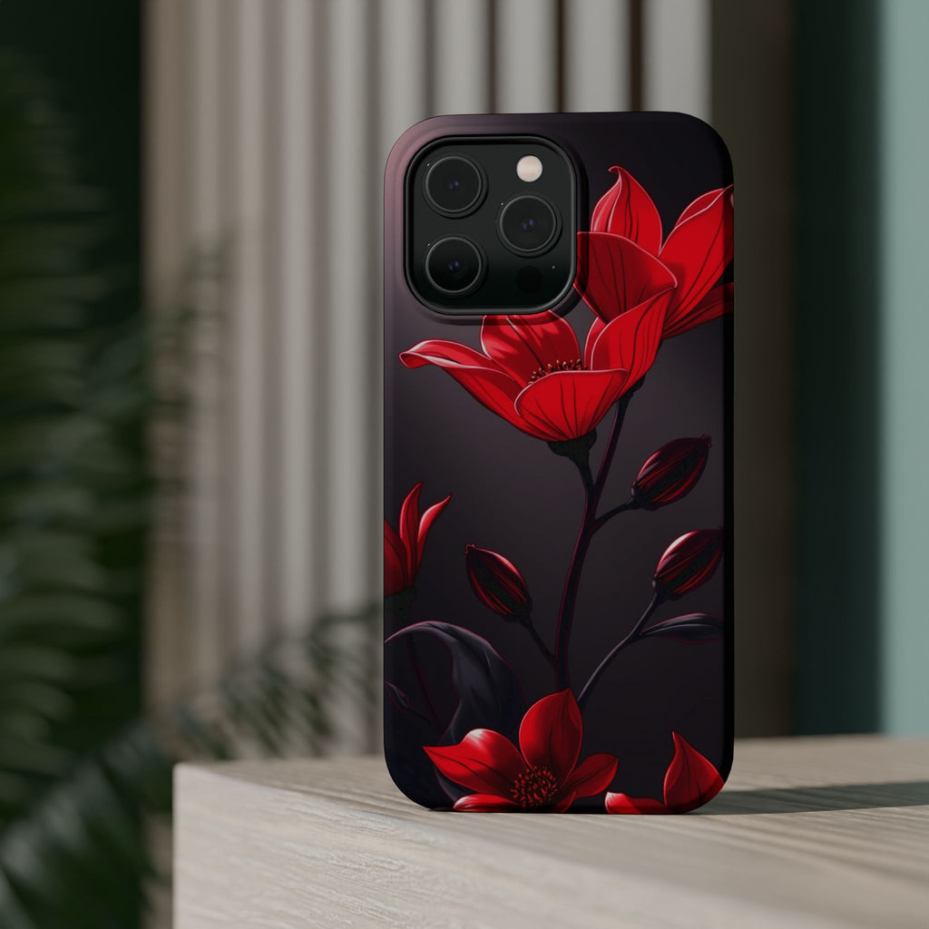 iPhone Dreamy Neon Floral Design Bold Modern Everyday Snap Case · iPhone Case