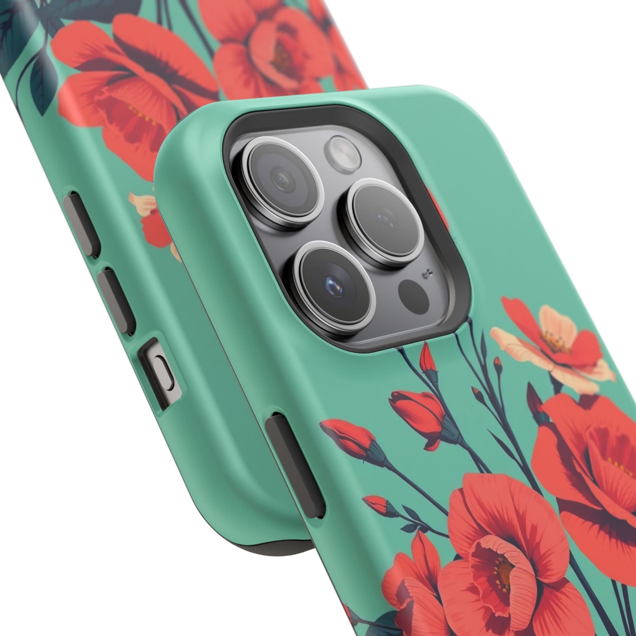 iPhone Pin-up Floral Cinematic Art Bold Modern Everyday Snap Case · iPhone Case