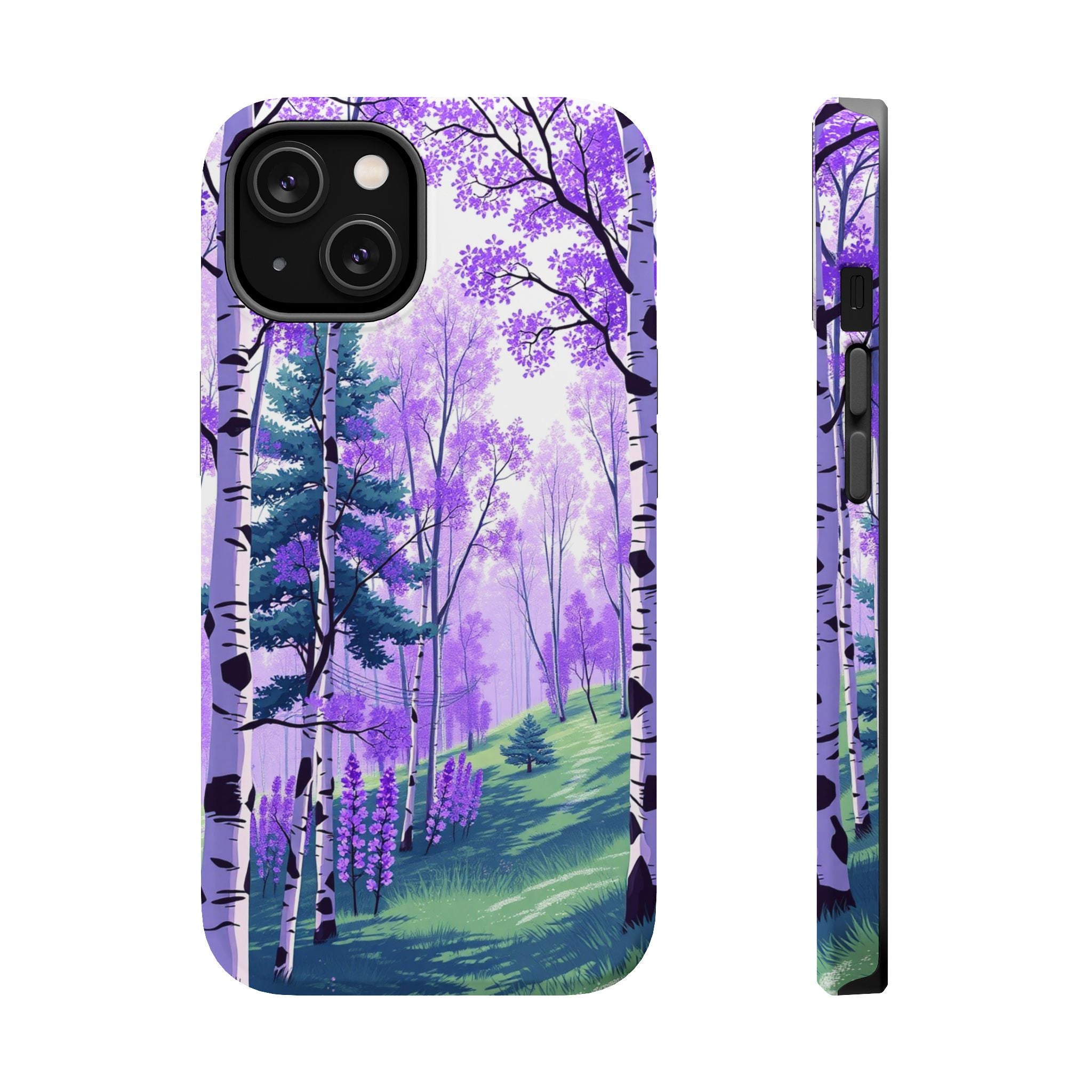 iPhone Birch Grove Electric Art Slim Everyday Designer Case · iPhone Case
