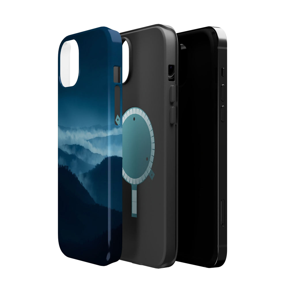 iPhone Earthy Fog Rolling Over Hills Design Slim iPhone Everyday · iPhone Case