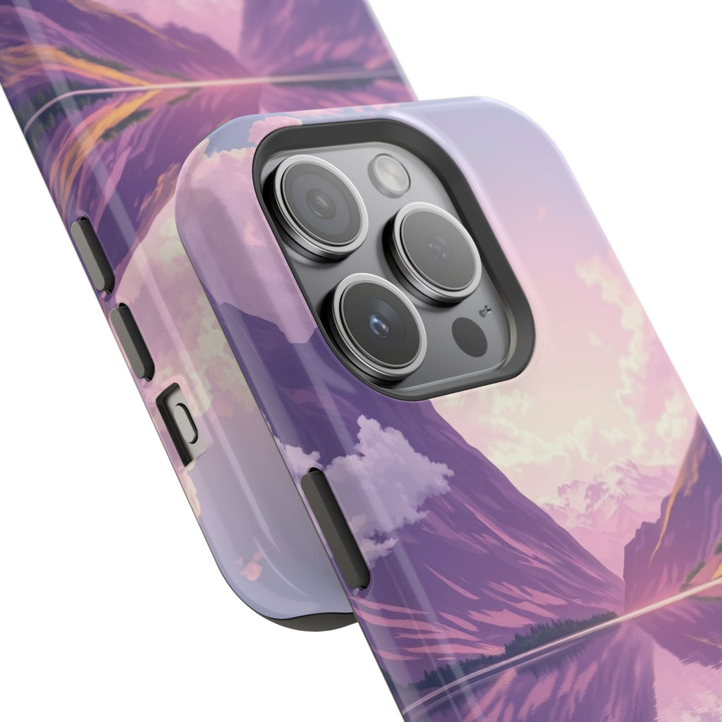 iPhone Lavender And Pearl Fjord Reflection Slim iPhone Everyday · iPhone Case