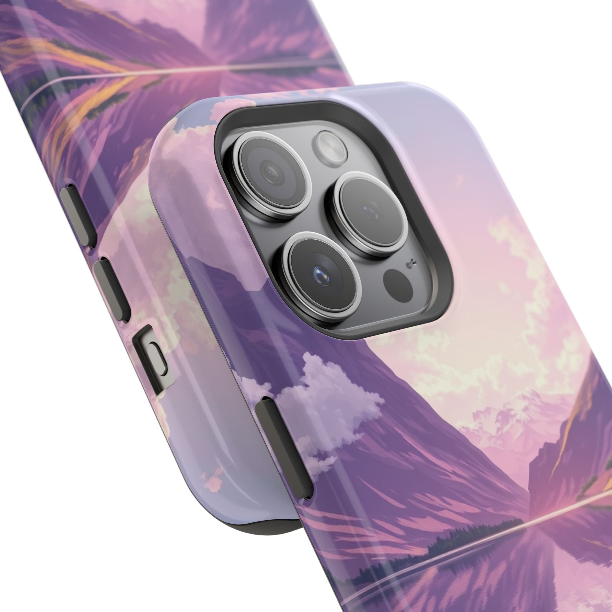 iPhone Lavender And Pearl Fjord Reflection Slim iPhone Everyday · iPhone Case