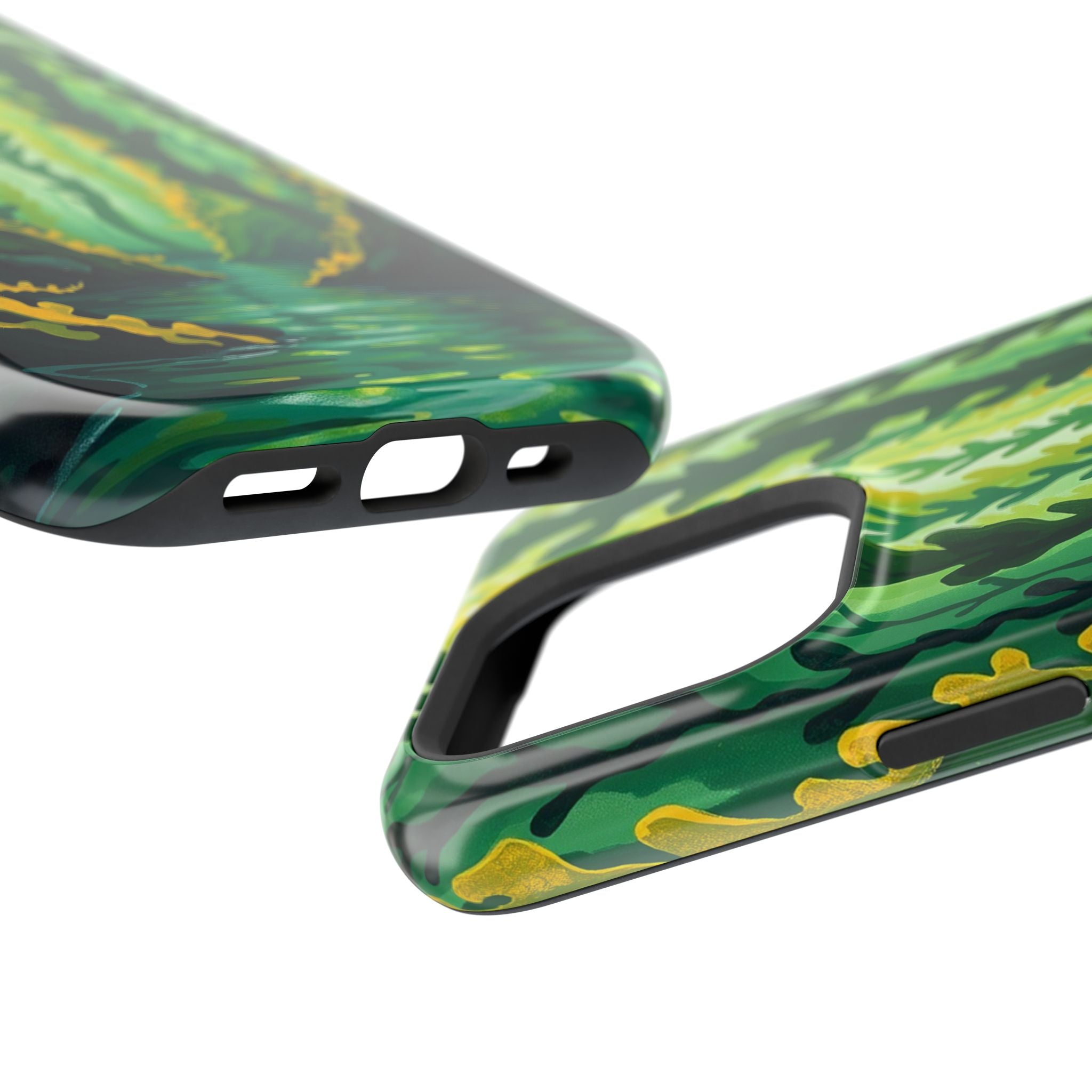 iPhone Kelp Forest Oil Painting Impressionist Slim iPhone Everyday · iPhone Case