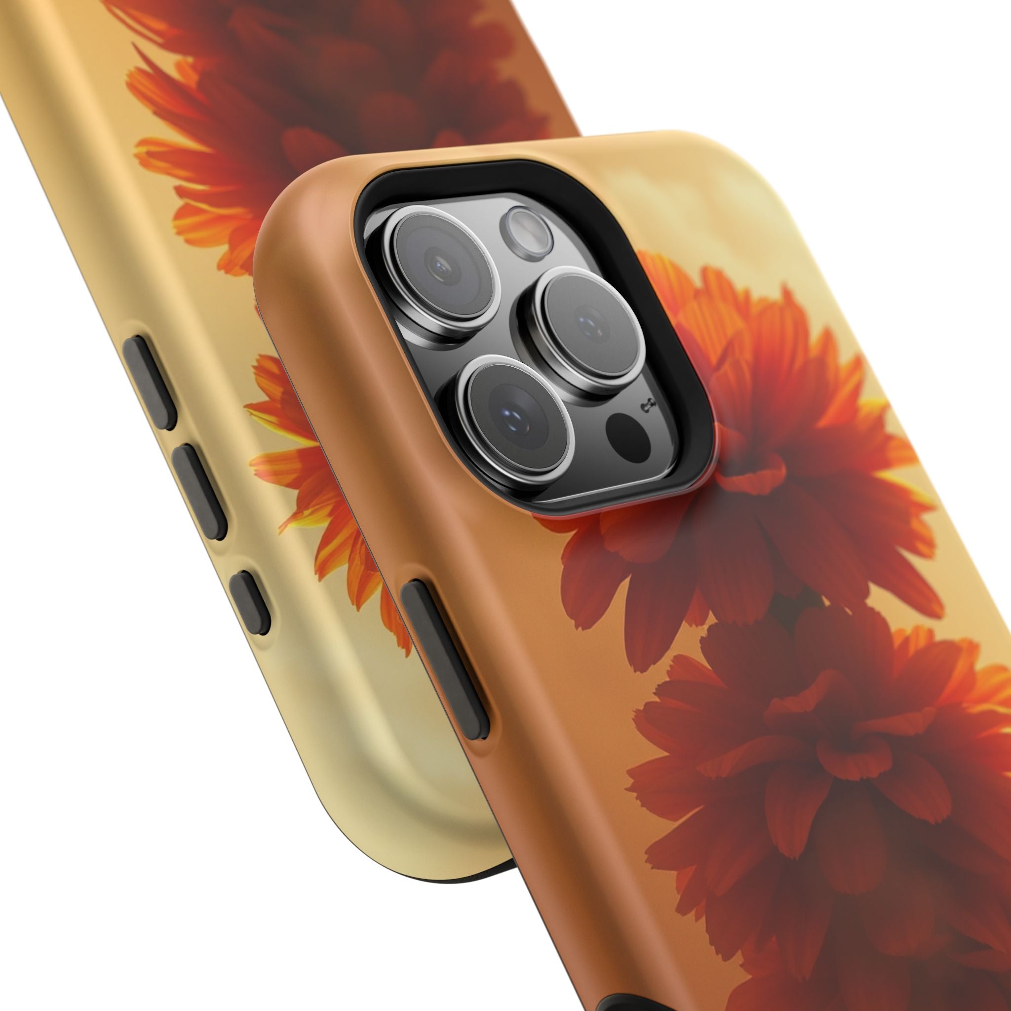 iPhone Ranunculus Stack 3D Digital Bold Modern Everyday Snap Case · iPhone Case