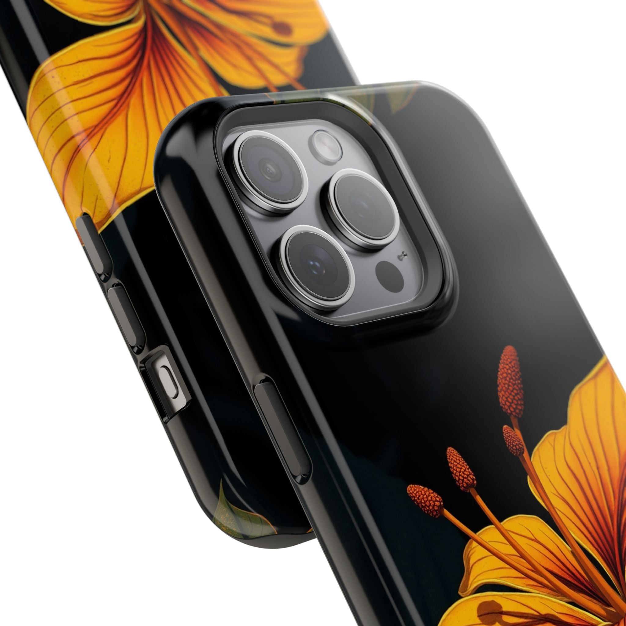 iPhone Earthy Tropical Bloom Design Artistic Everyday Cas Slim Snap Case · iPhon