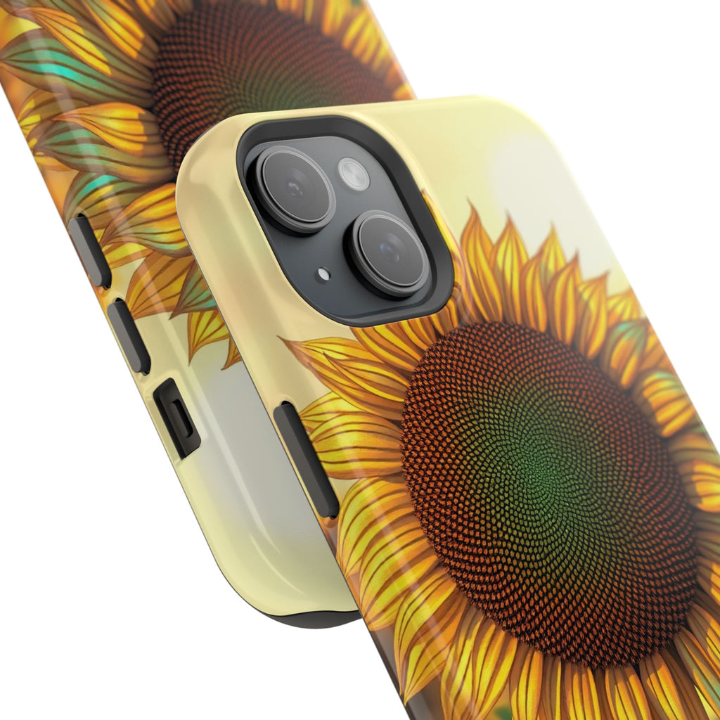 iPhone Sunflower Prairie Bold Art Bold Modern Everyday Snap Case · iPhone Case