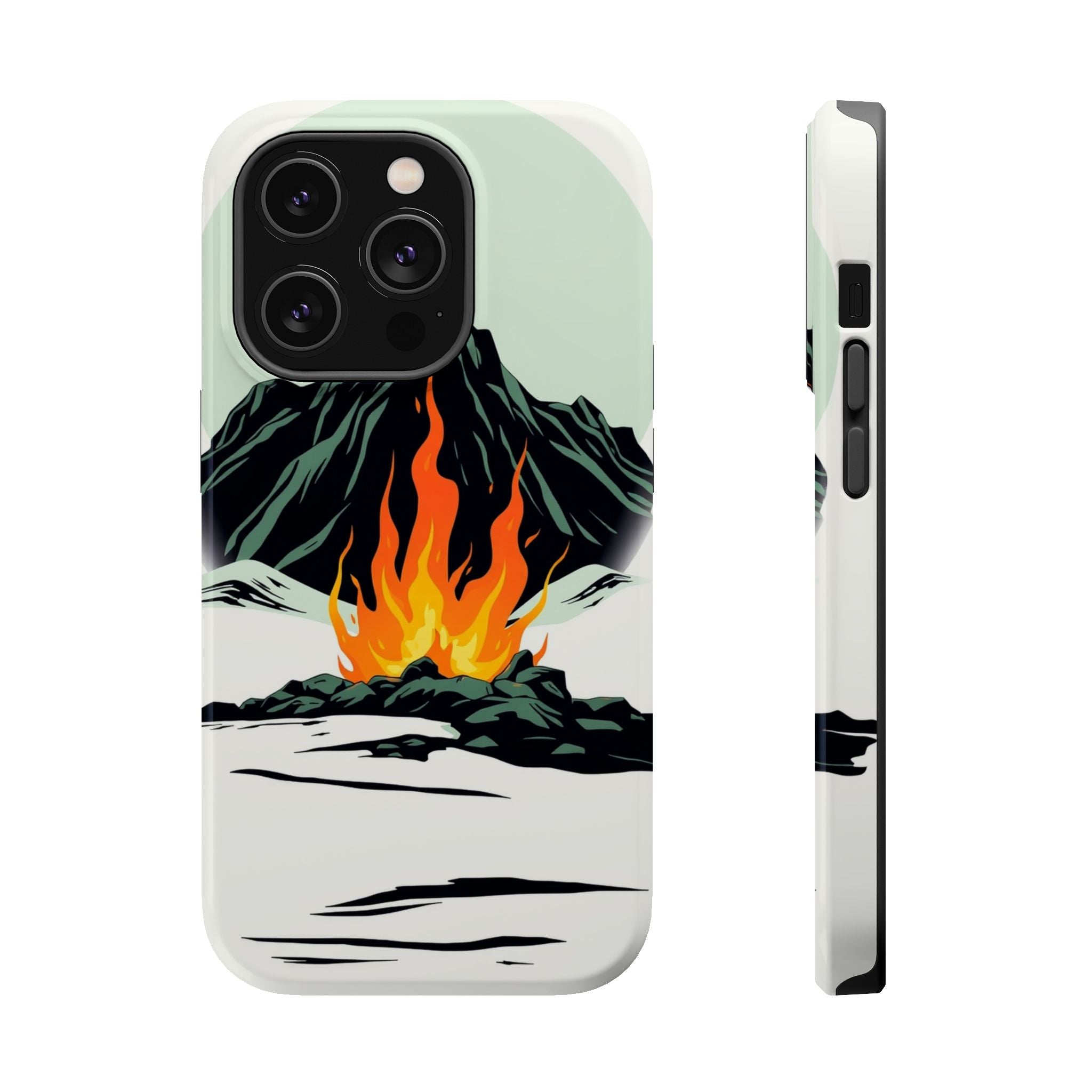 iPhone Sage And Ivory Wildfire Glow Slim Everyday Designer Case · iPhone Case