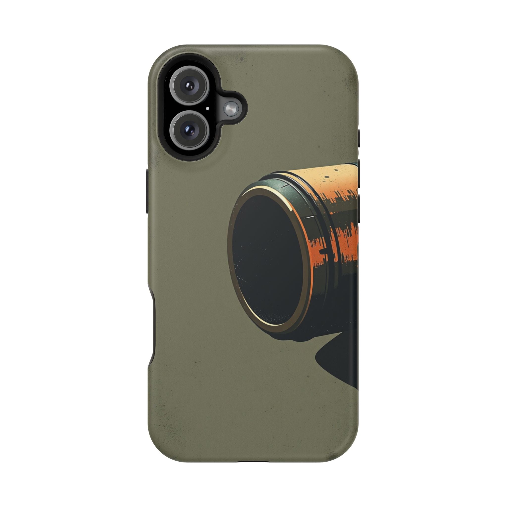 iPhone Charcoal And Copper Vintage Postcard Slim Everyday Designer Case · iPhone