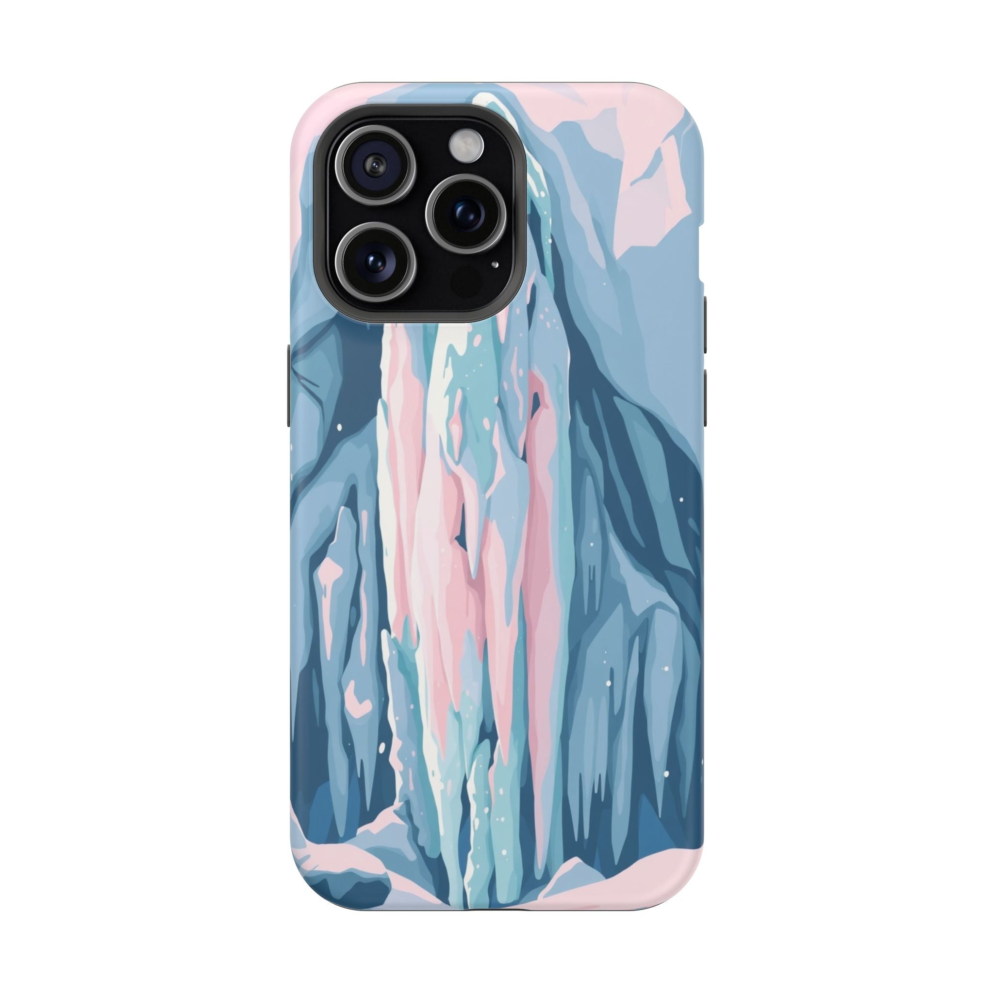 iPhone Mint And Blush Icicle Formation Slim Everyday Designer Case · iPhone Case