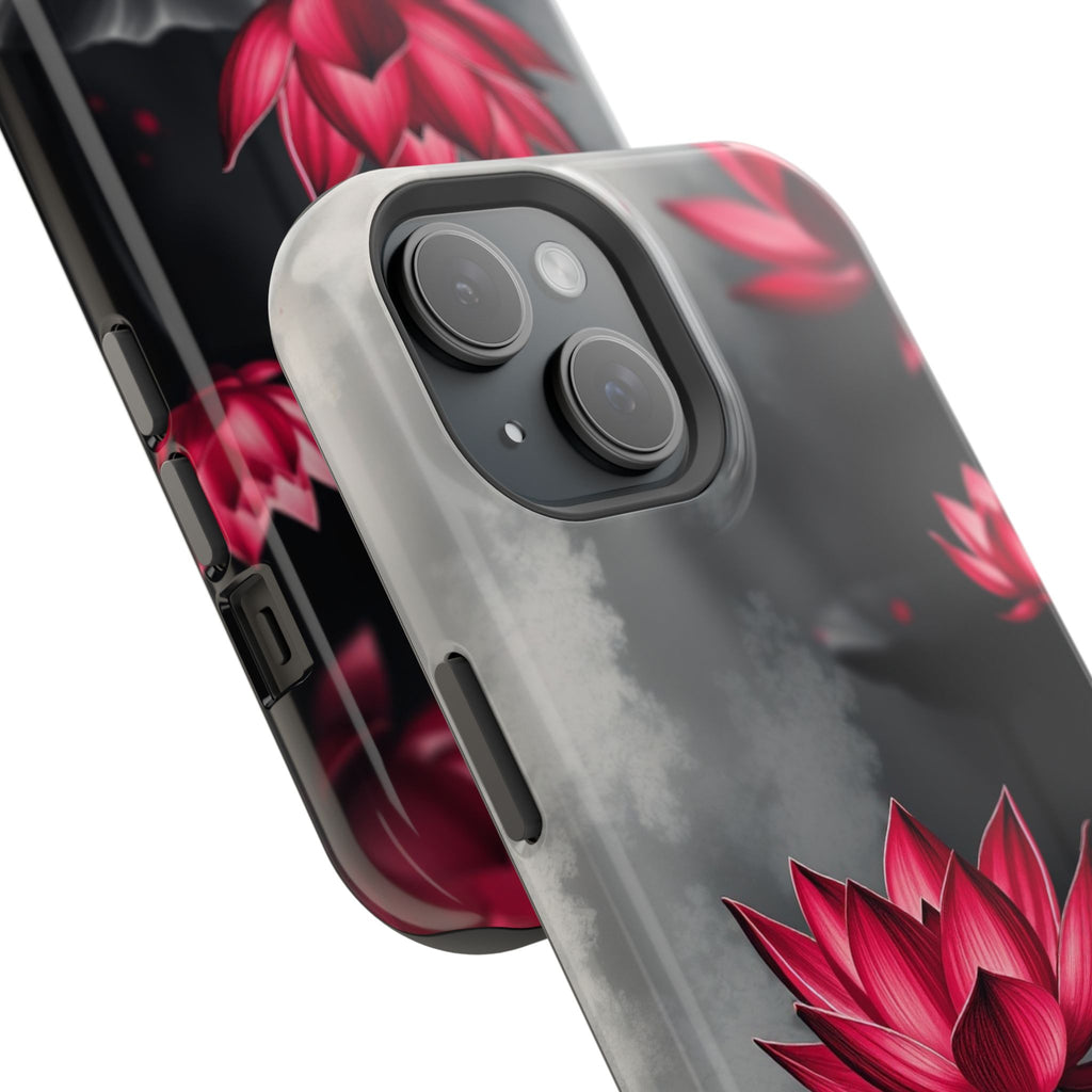 iPhone Lotus Pond Mystic Art 15 Slim Everyday Designer Case · iPhone Case