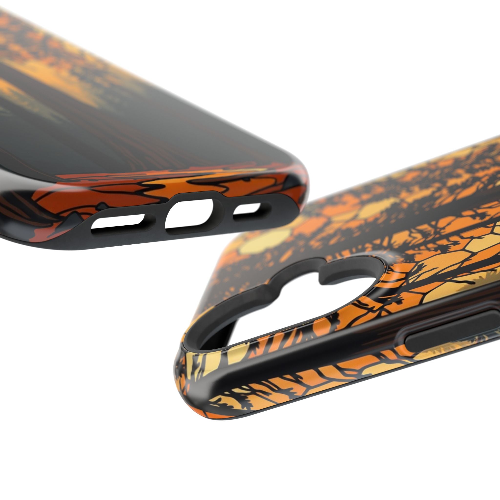 iPhone Burnt Orange And Sand Redwood Forest Soft iPhone 11 Finish · iPhone Case