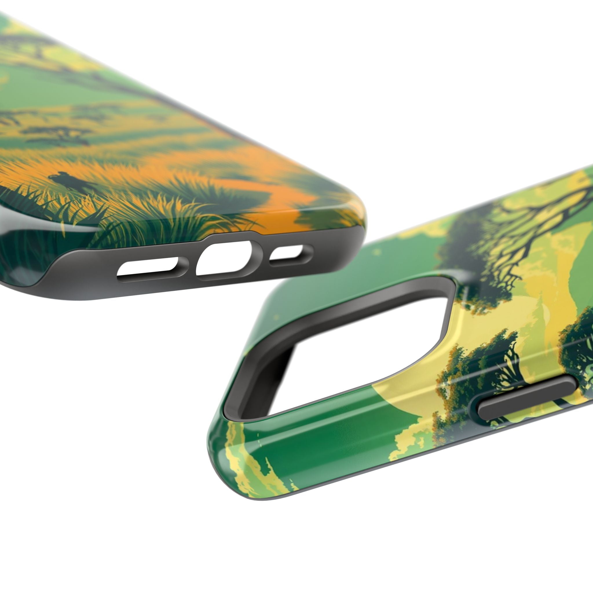 iPhone Savanna Horizon Pixel Art -Bit Slim Everyday Designer Case · iPhone Case