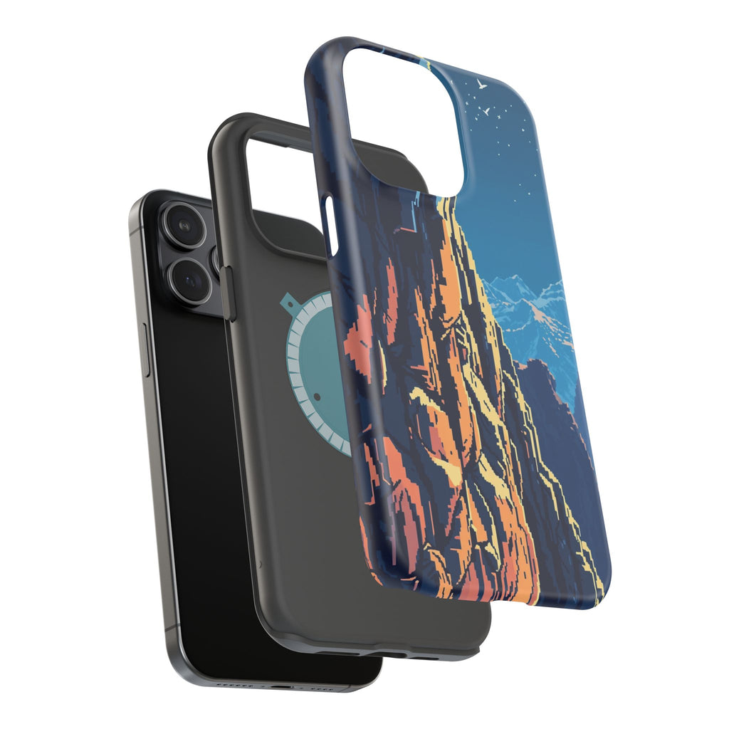 iPhone Midnight Blue And Silver Canyon Wall Slim iPhone Everyday · iPhone Case