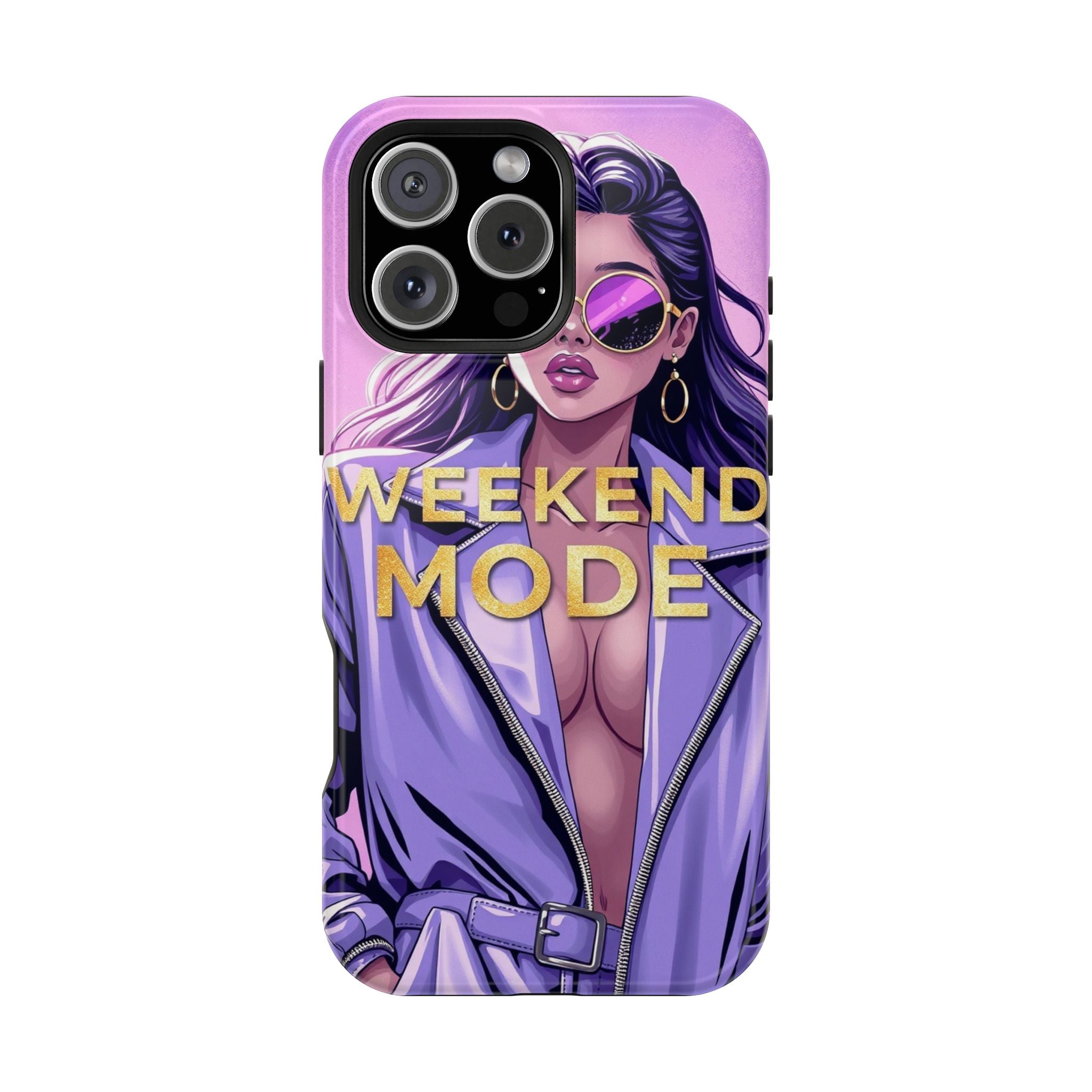 iPhone Lavender And Pearl Weekend Mode On Slim Everyday Designer Case · iPhone C
