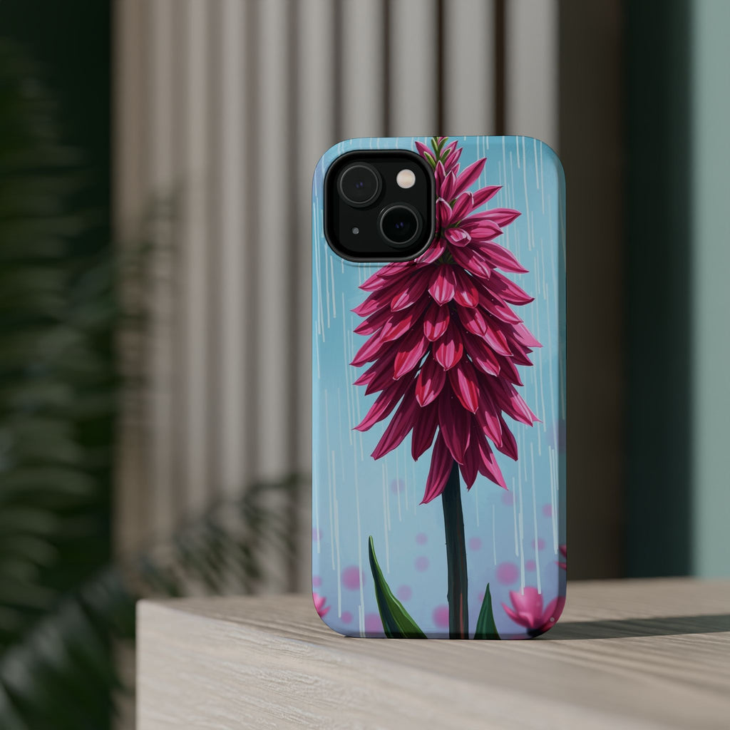 iPhone Cyan And Magenta Spring Shower Bloom Slim iPhone Everyday · iPhone Case
