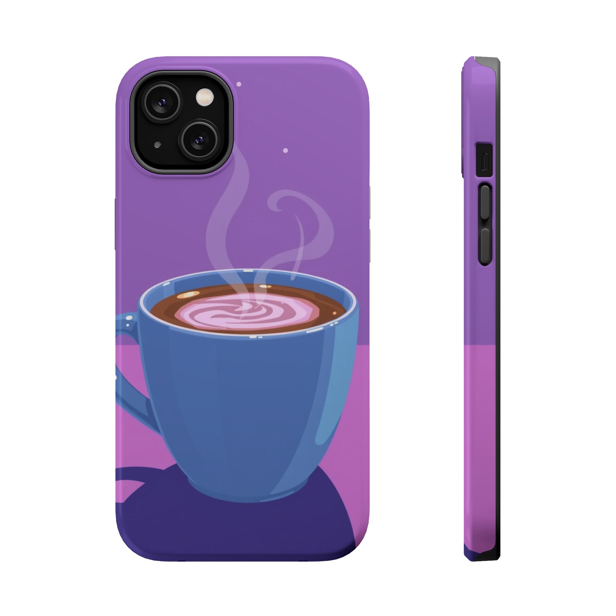 iPhone Emotional Support Coffee Pixel Art -Bit Soft Finish Everyday Case · iPhon