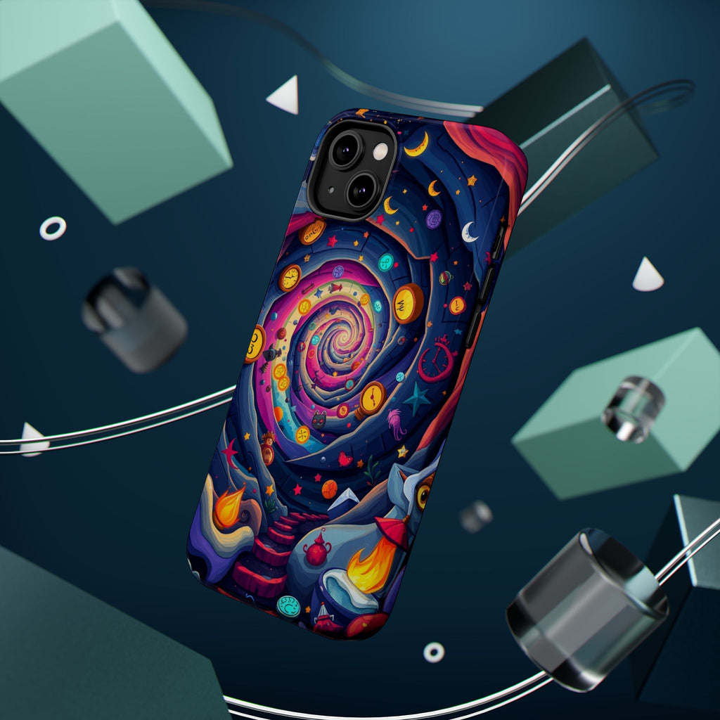 iPhone Time Portal Swirl Kids Fun iPhone Phone Case Gift Clean Minimal · iPhone