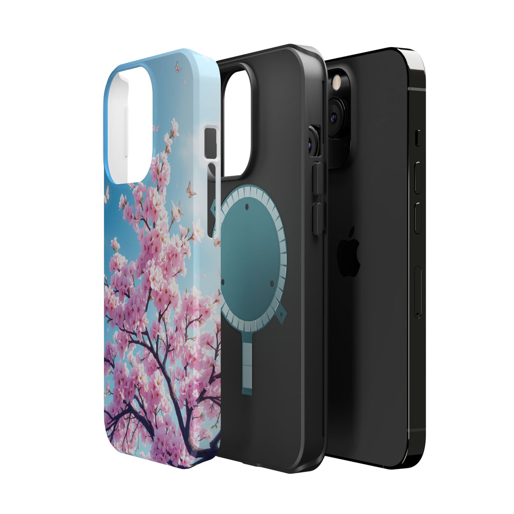 iPhone Cherry Blossom Floral Slim Everyday Designer Case · iPhone Case
