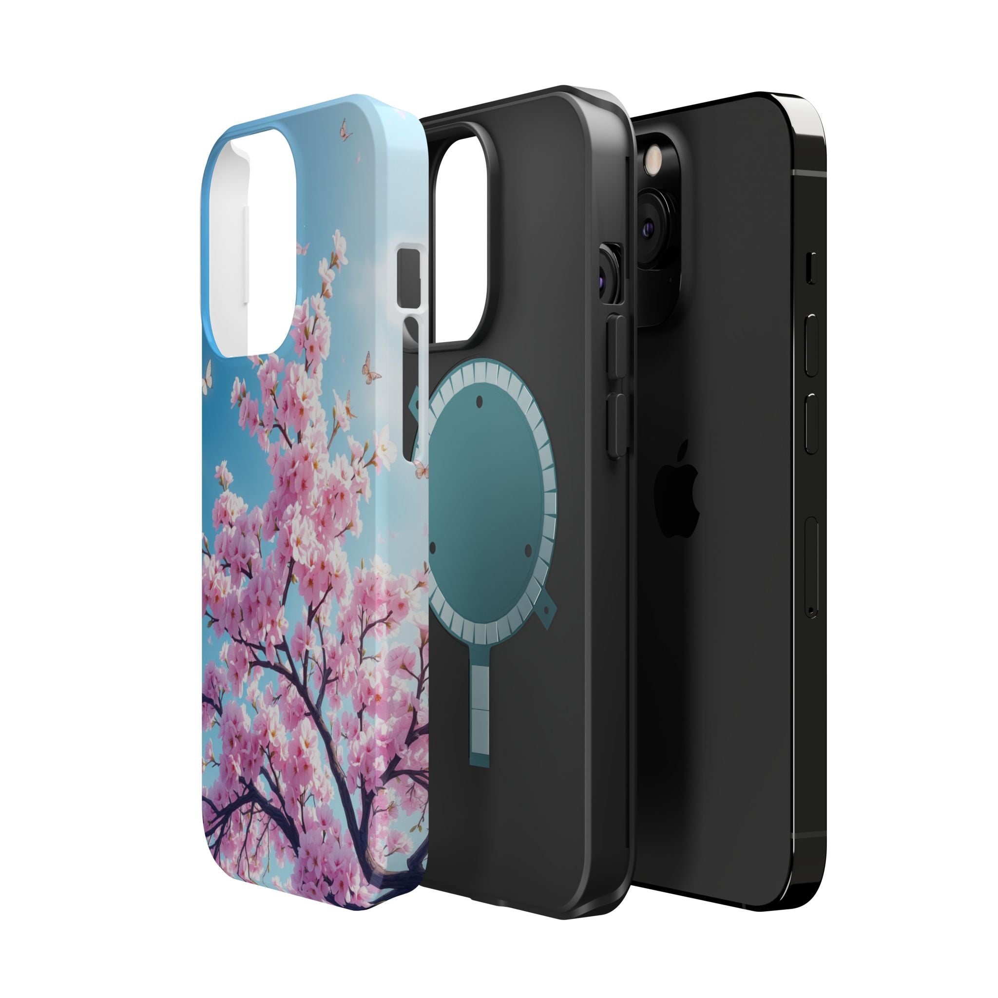 iPhone Cherry Blossom Floral Slim Everyday Designer Case · iPhone Case