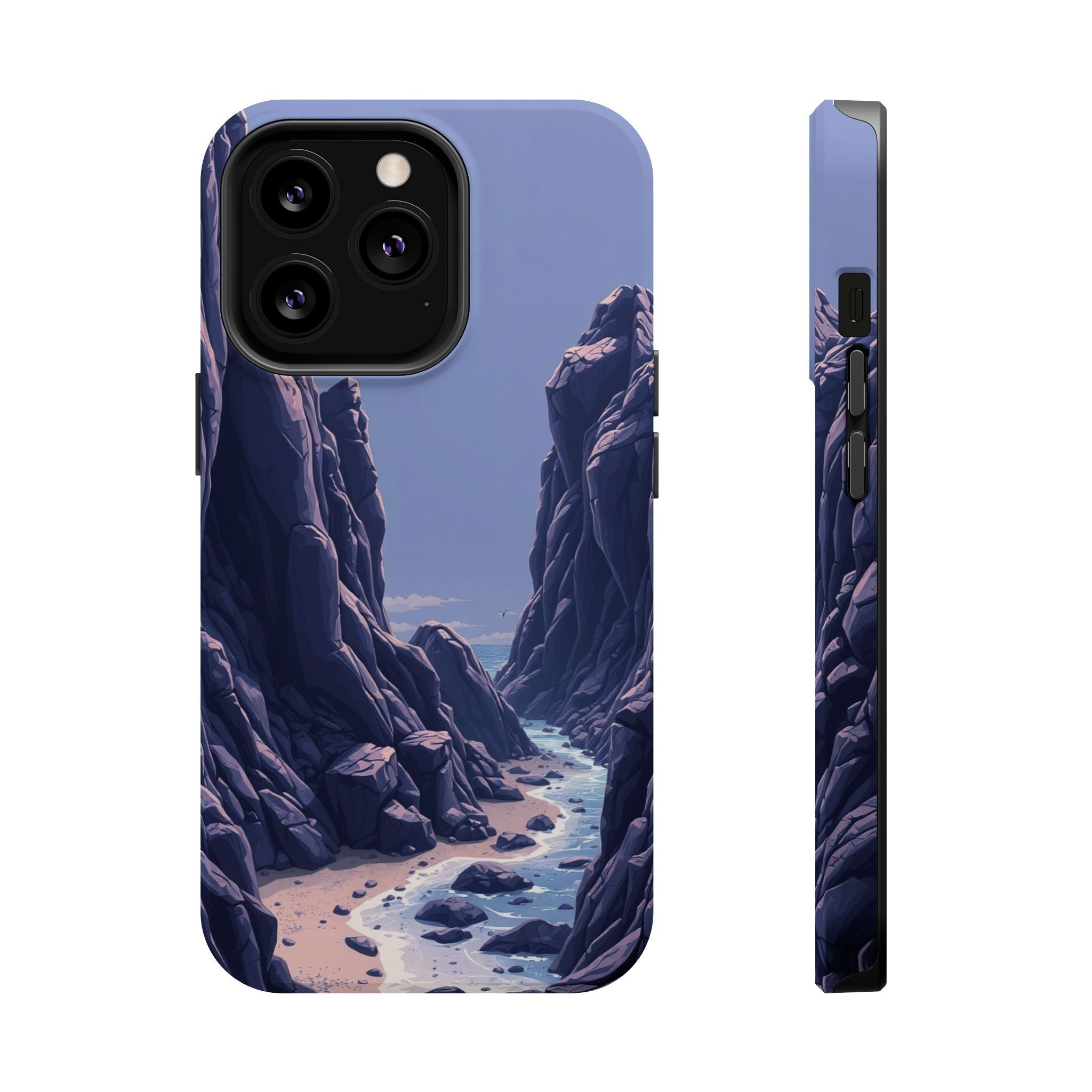 iPhone Rocky Coastline Mystic Art Bold Modern Everyday Snap Case · iPhone Case