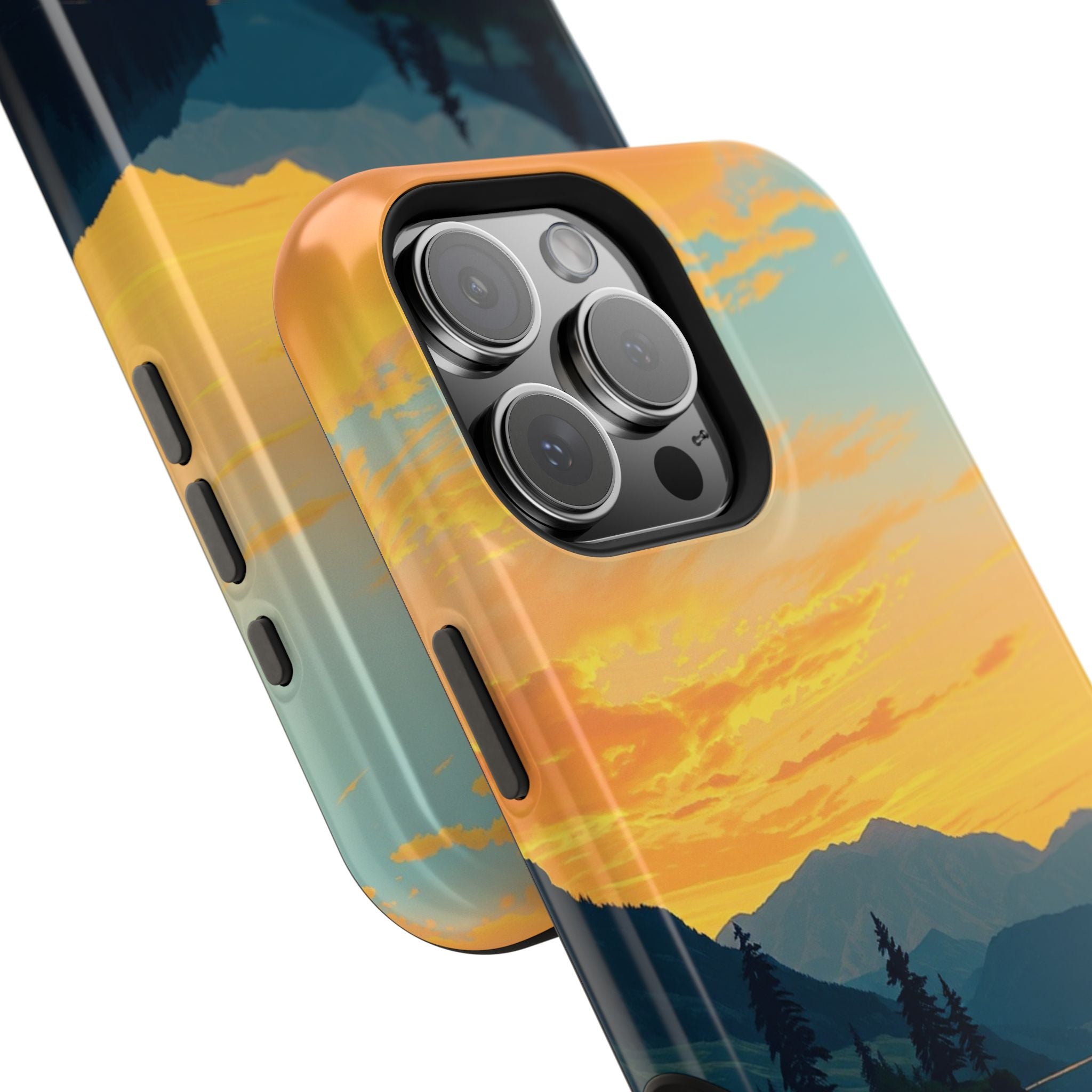 iPhone Lake at Twilight Oil Painting Impressionist iPhone Artistic · iPhone Case