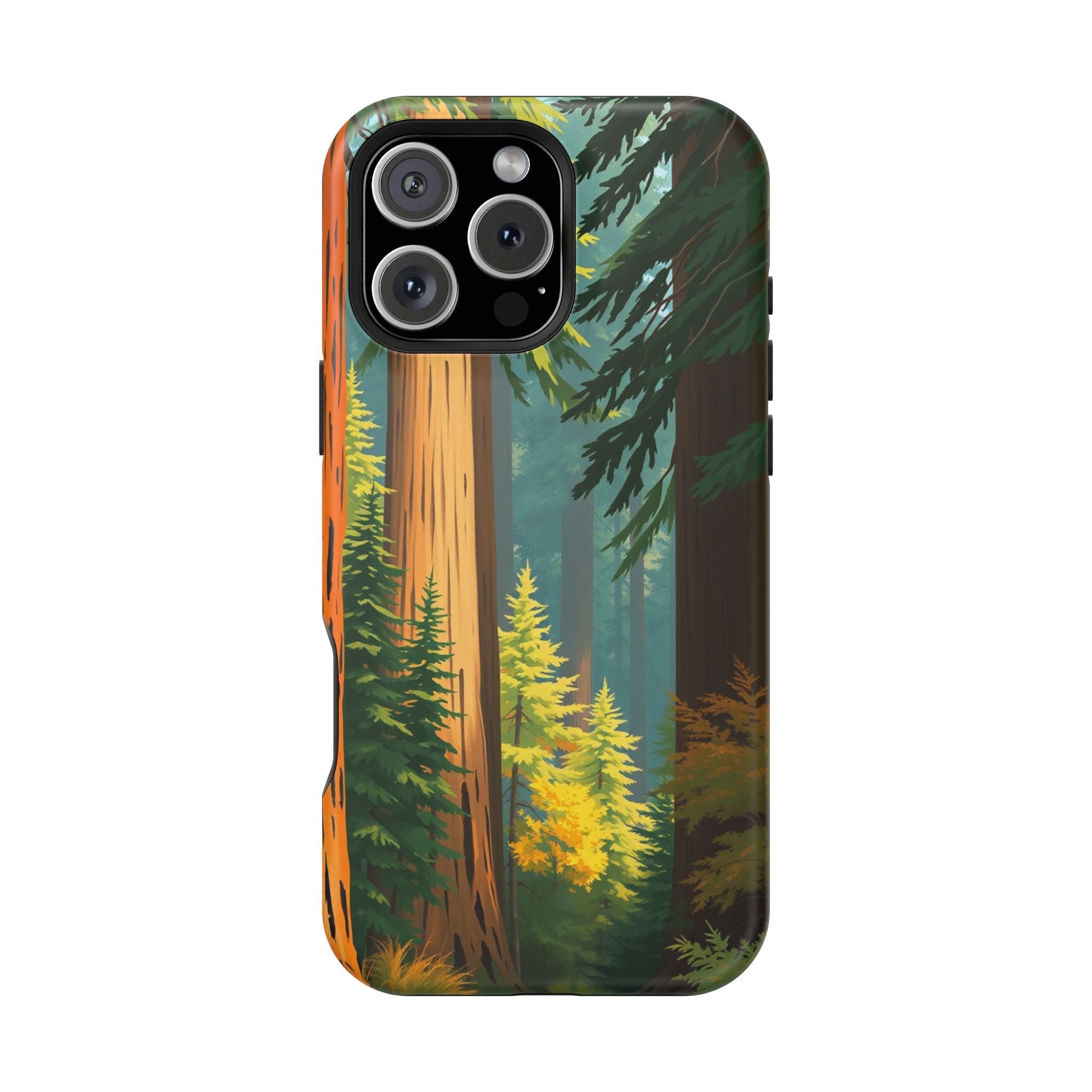 iPhone Redwood Forest Oil Painting Impressionist Clean iPhone Minimal · iPhone C