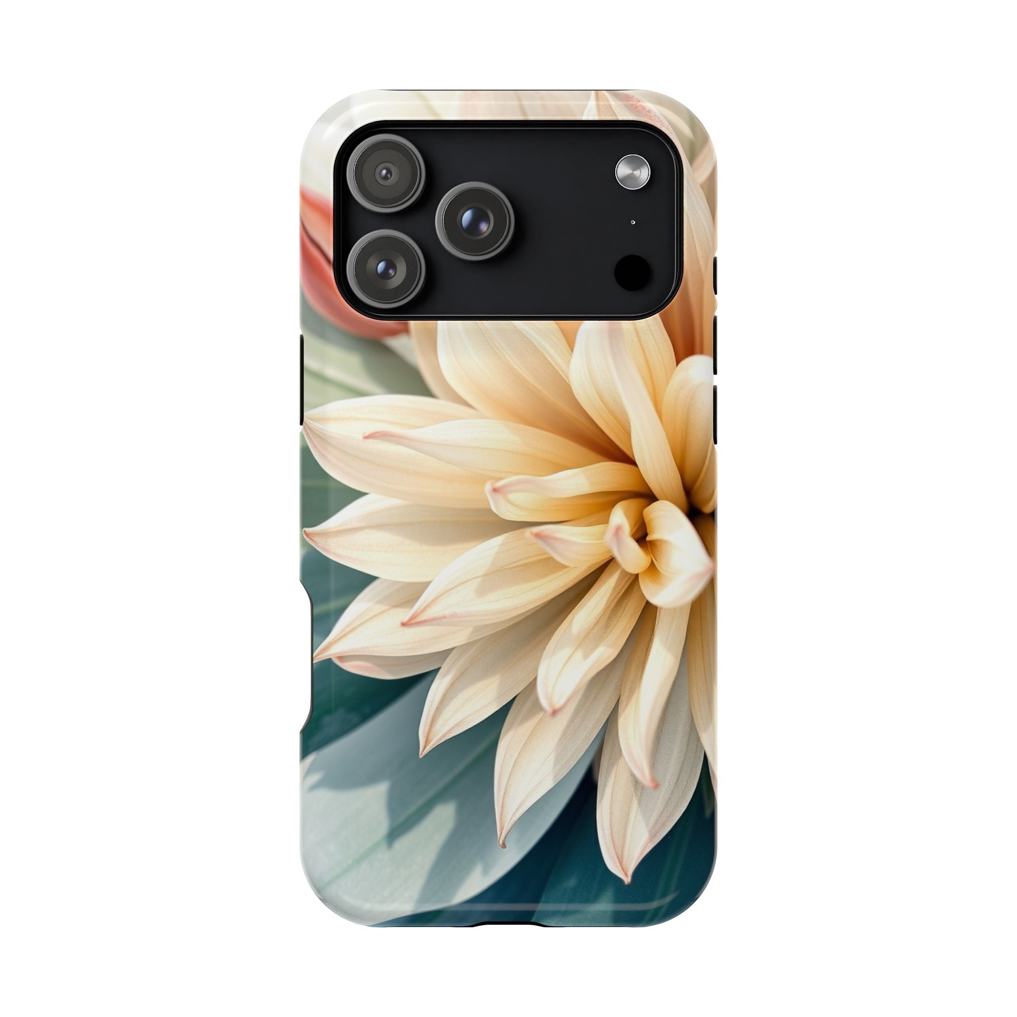 iPhone Neon Floral Radiant Design Clean Minimal Snap Case · iPhone Case