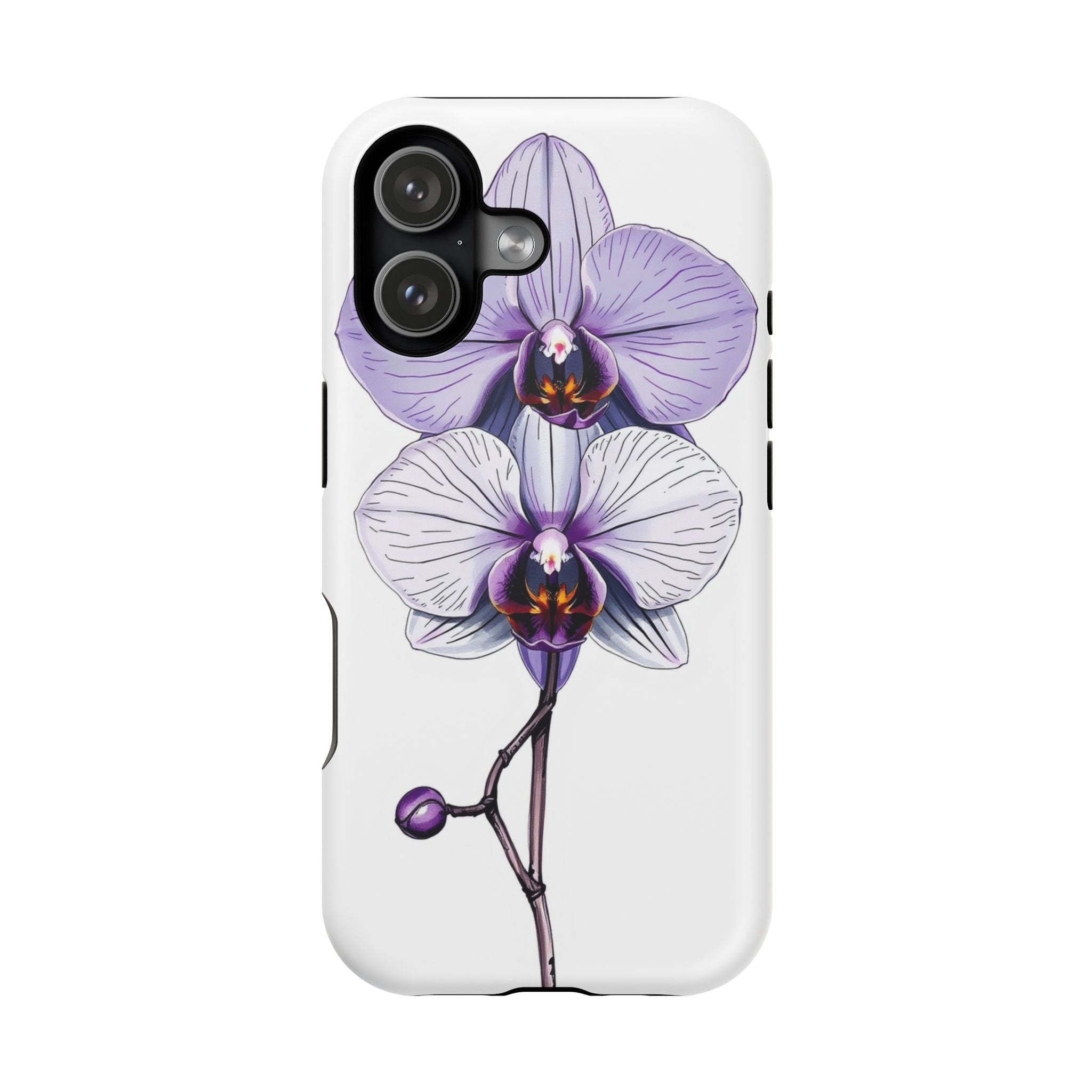 iPhone Orchid Study Hand-Drawn Sketch Slim Everyday Designer Case · iPhone Case