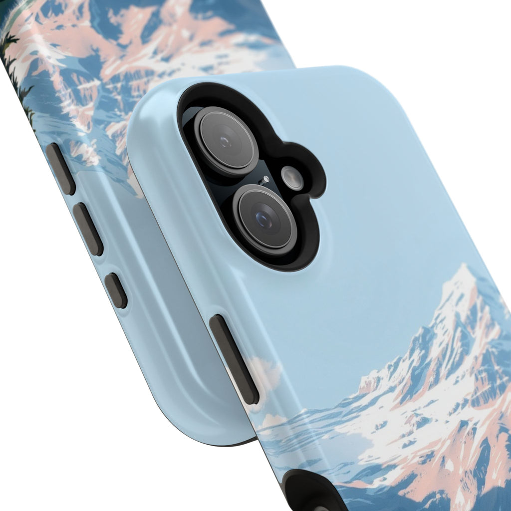 iPhone Serene Glacier Lake Design Bold Modern Everyday Snap Case · iPhone Case