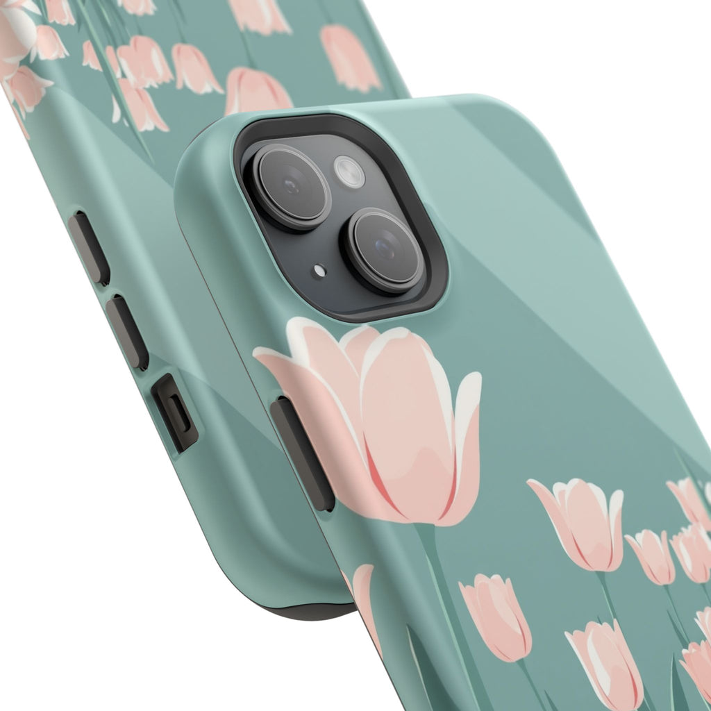 iPhone Tulip Row Enchanted Art Slim Everyday Designer Case · iPhone Case