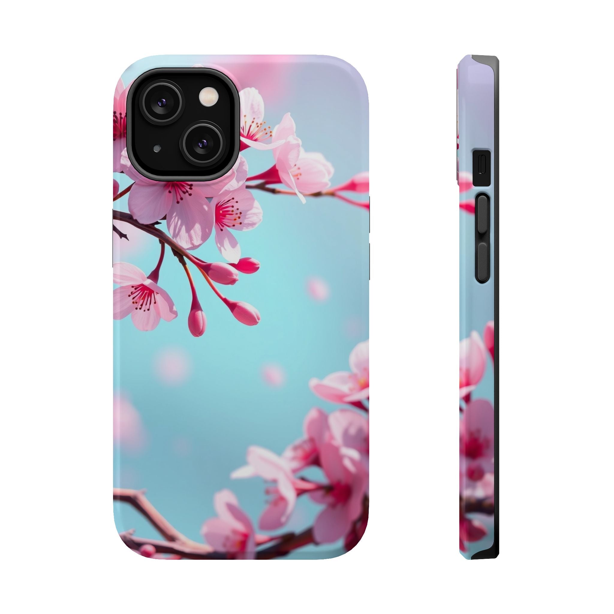 iPhone Cherry Blossom Electric Art Bold Modern Everyday Snap Case · iPhone Case