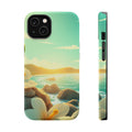 iPhone Hibiscus Coast Pastel Kawaii Slim Everyday Designer Case · iPhone Case