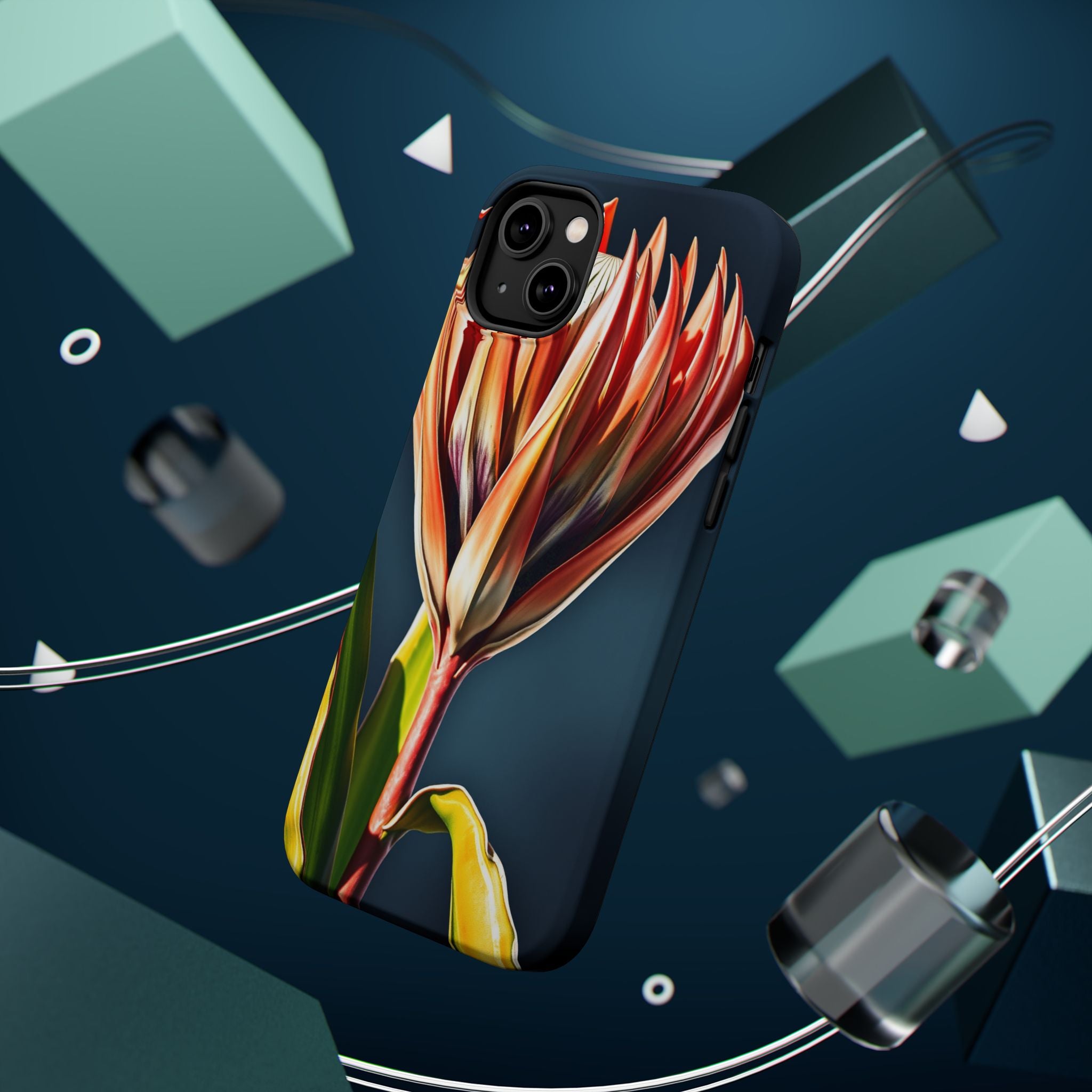 iPhone Protea Bold Vibrant Watercolor Slim Snap Case Ga · iPhone Case