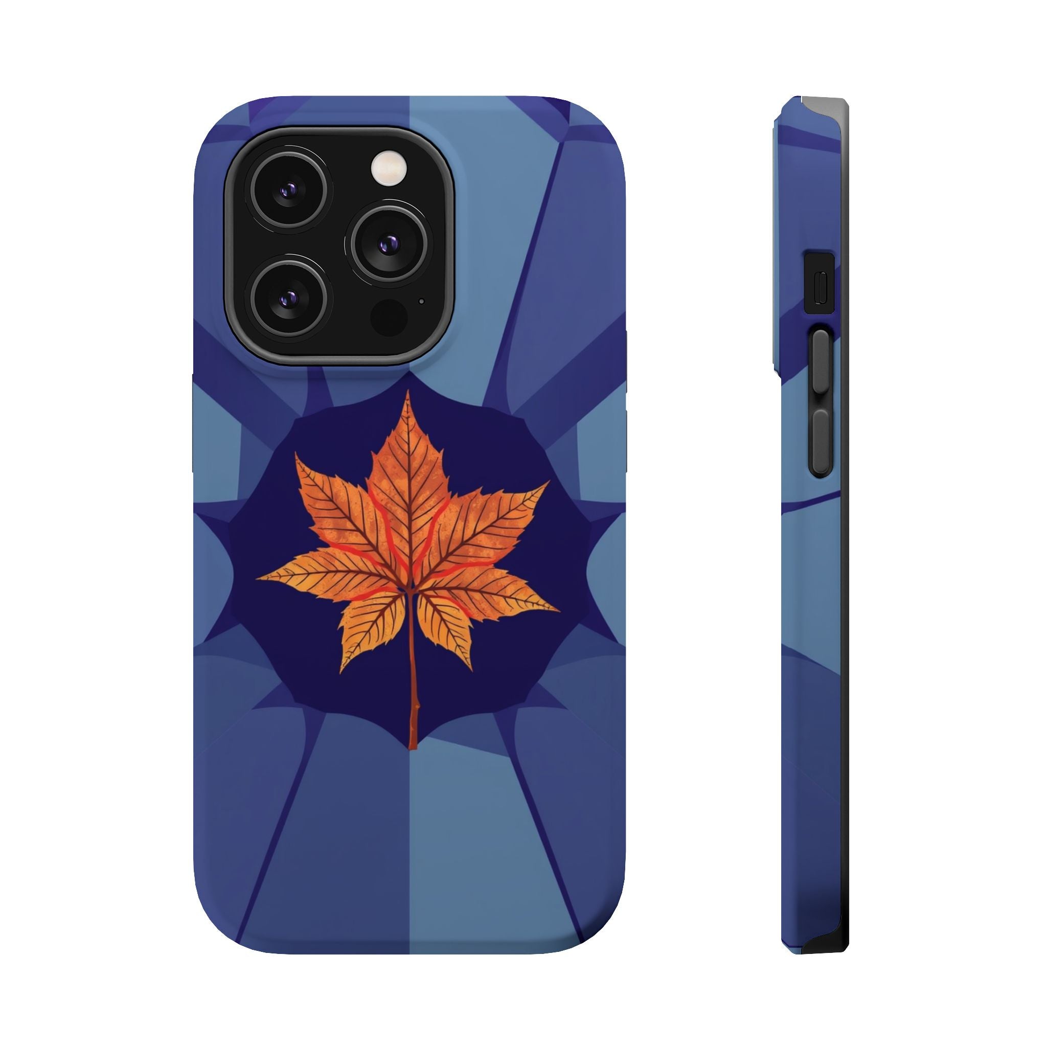 iPhone Autumn Maple Abstract Geometric Slim Everyday Designer Case · iPhone Case