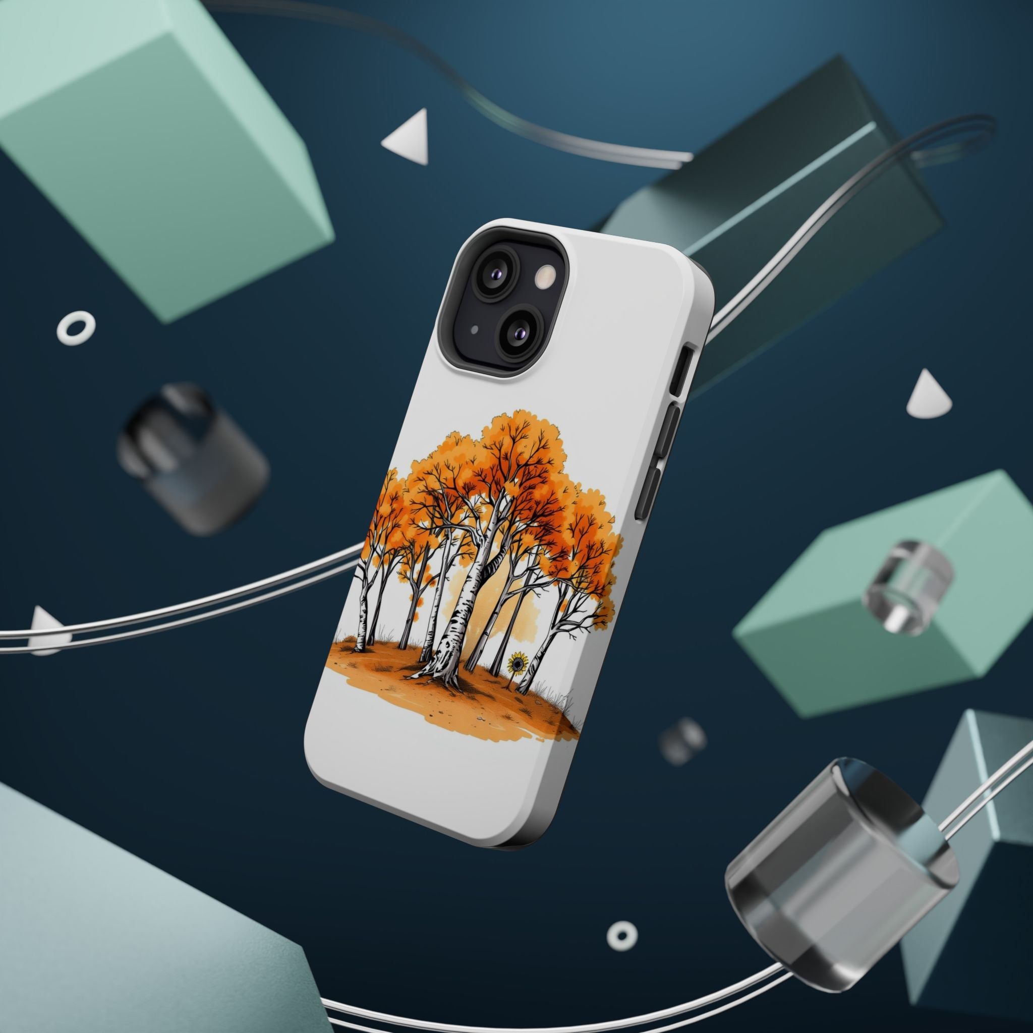 iPhone Dreamy Birch Grove Design Bold Modern Everyday Snap Case · iPhone Case