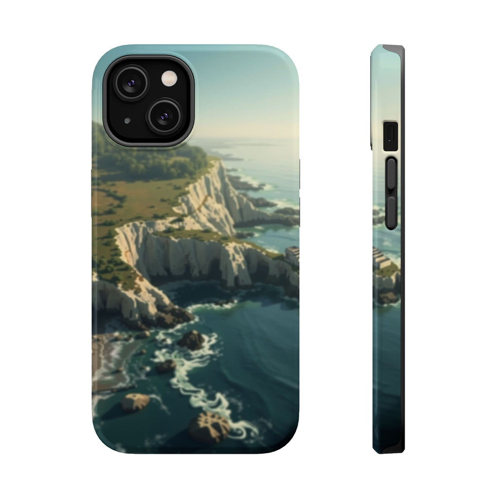 iPhone Shoreline Aerial Mystic Art Bold Modern Everyday Snap Case · iPhone Case